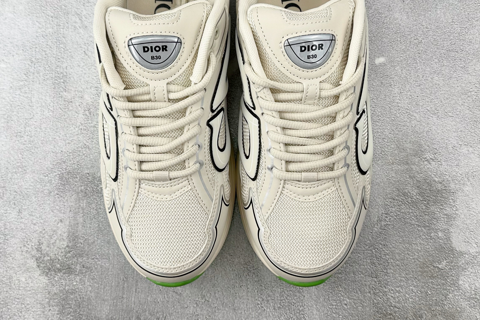 图片[7]-RT  DIOR迪奥 B30 白绿 货号：3SN279ZRD_H166 尺码：39 40 41 42 43 44 45-选品中心