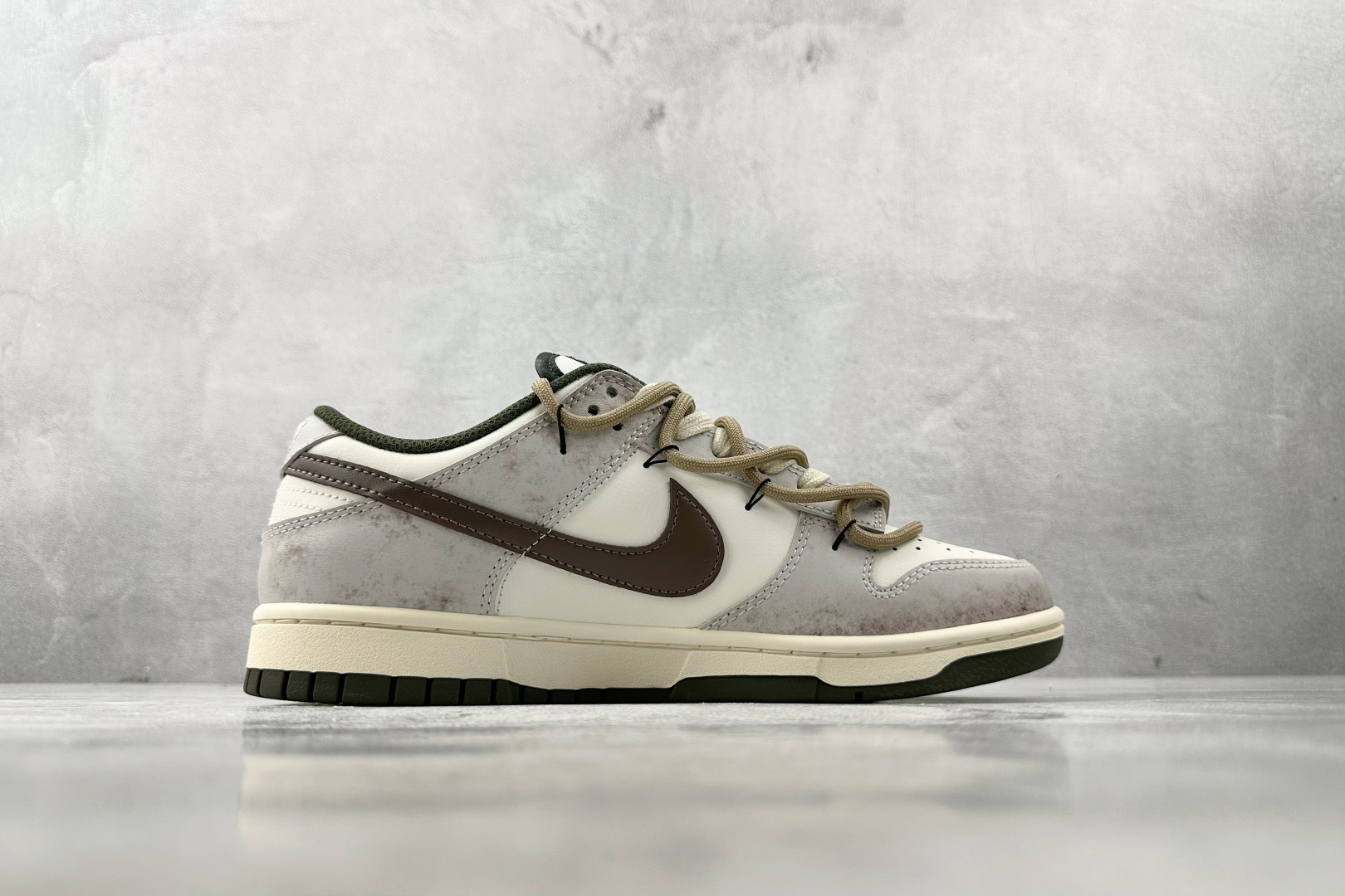 定制球鞋 Nike Dunk 羽毛 棕白 HF5441-102