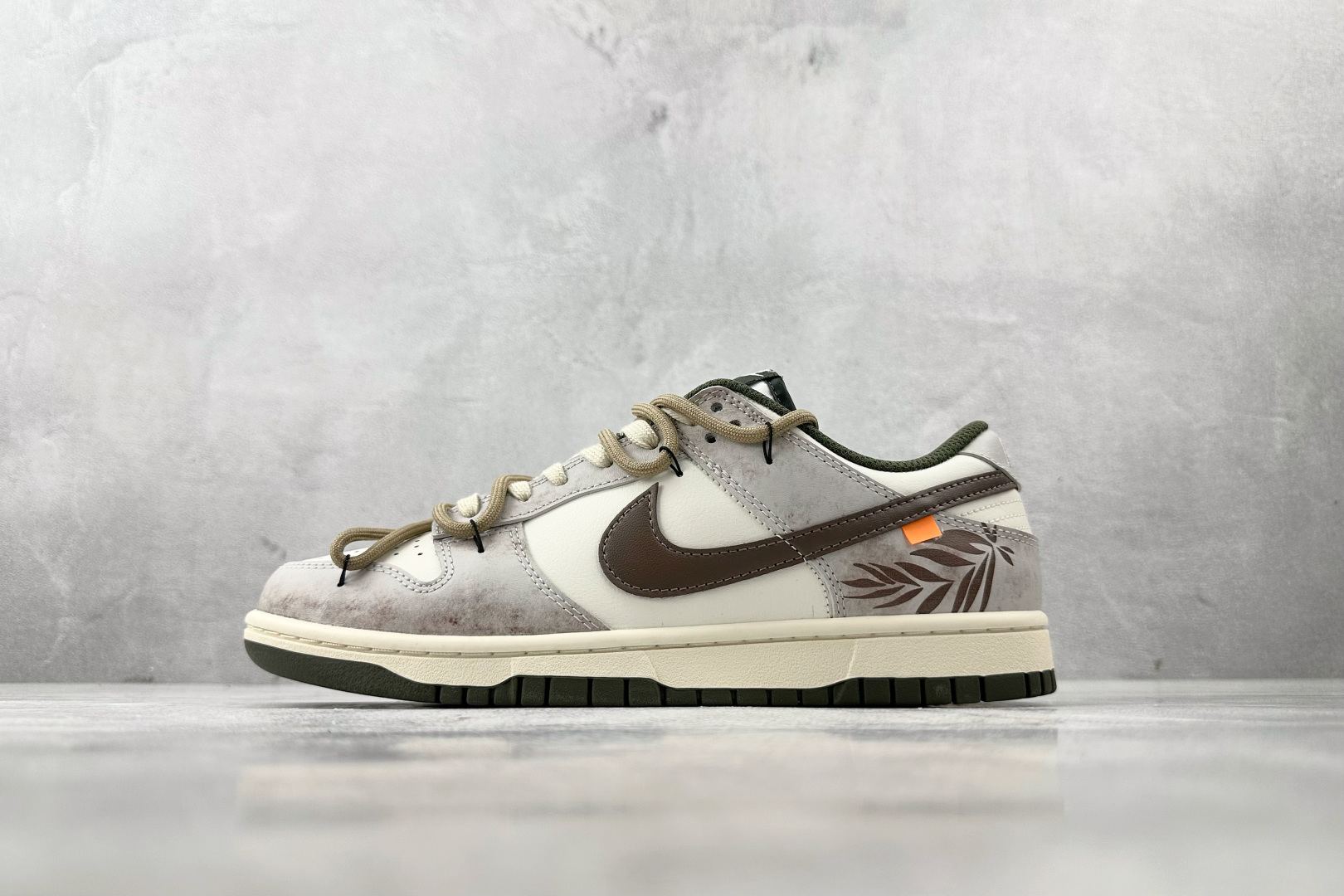 定制球鞋 Nike Dunk 羽毛 棕白 HF5441-102