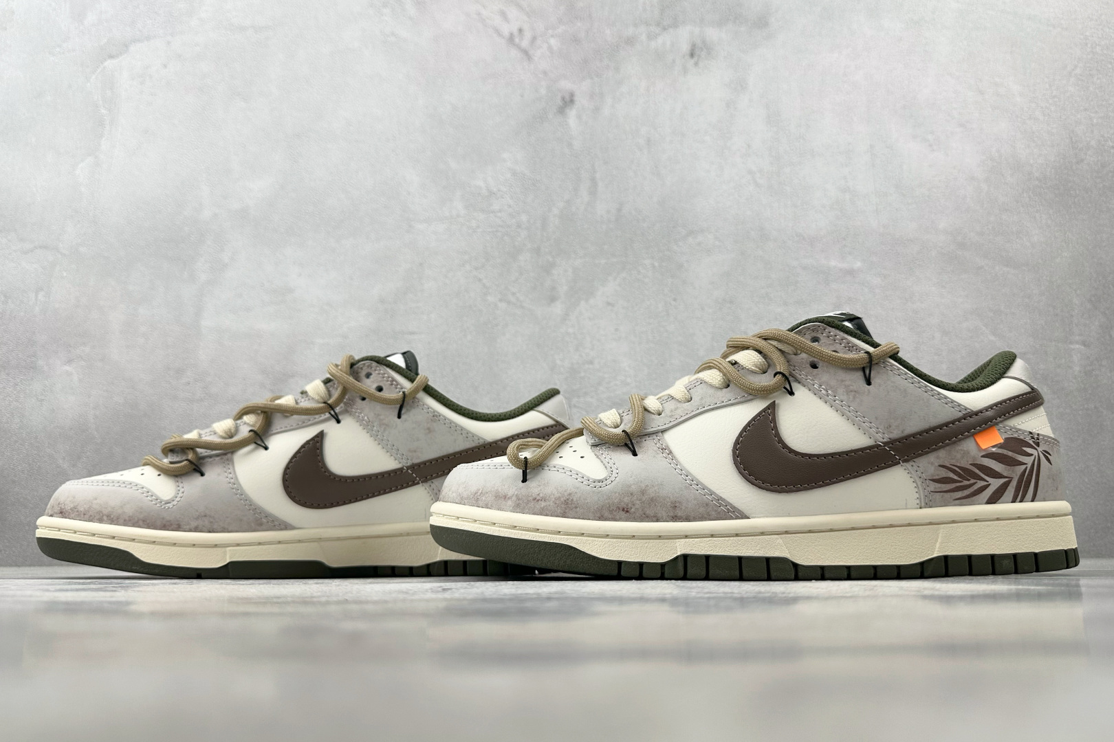 定制球鞋 Nike Dunk 羽毛 棕白 HF5441-102
