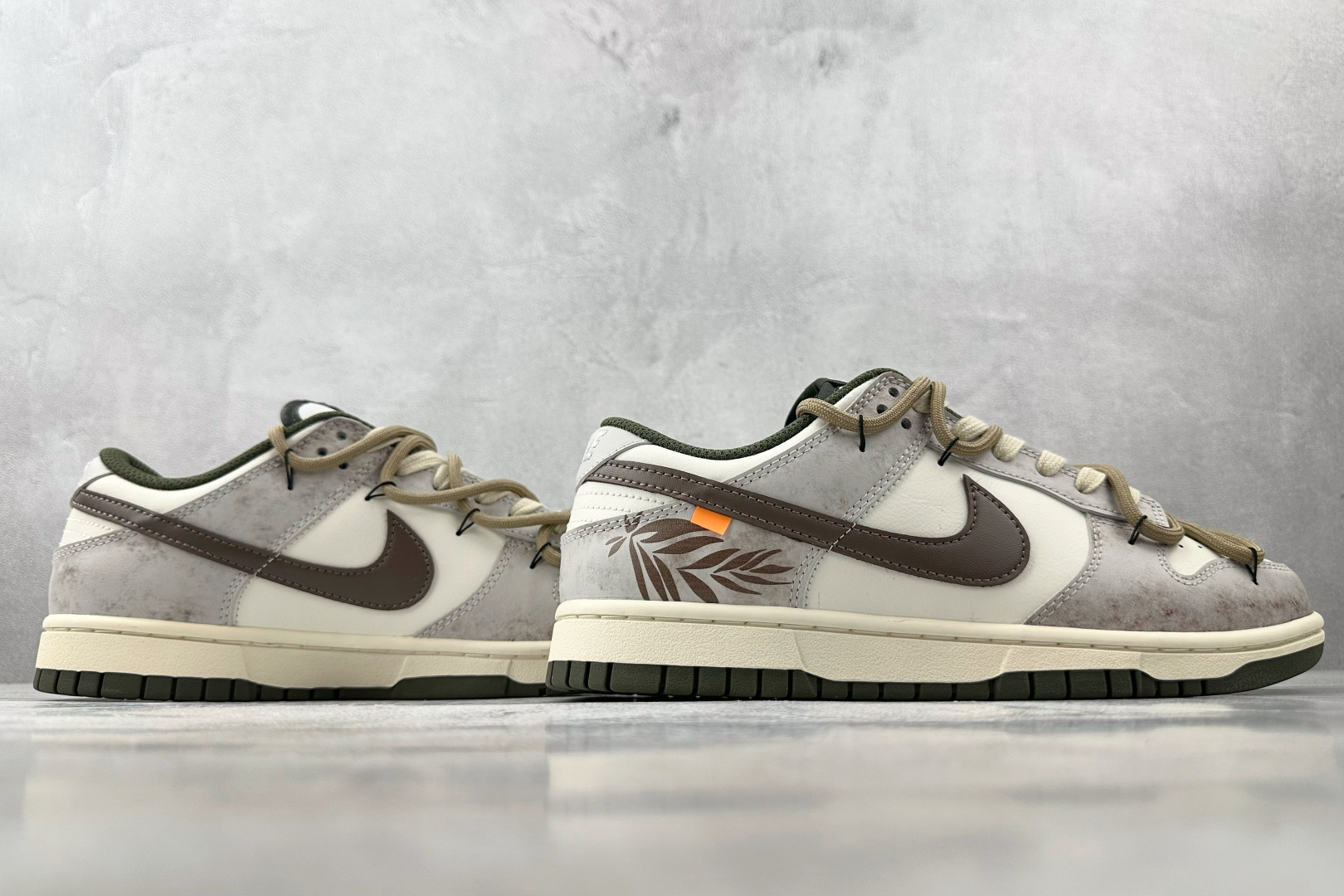 定制球鞋 Nike Dunk 羽毛 棕白 HF5441-102