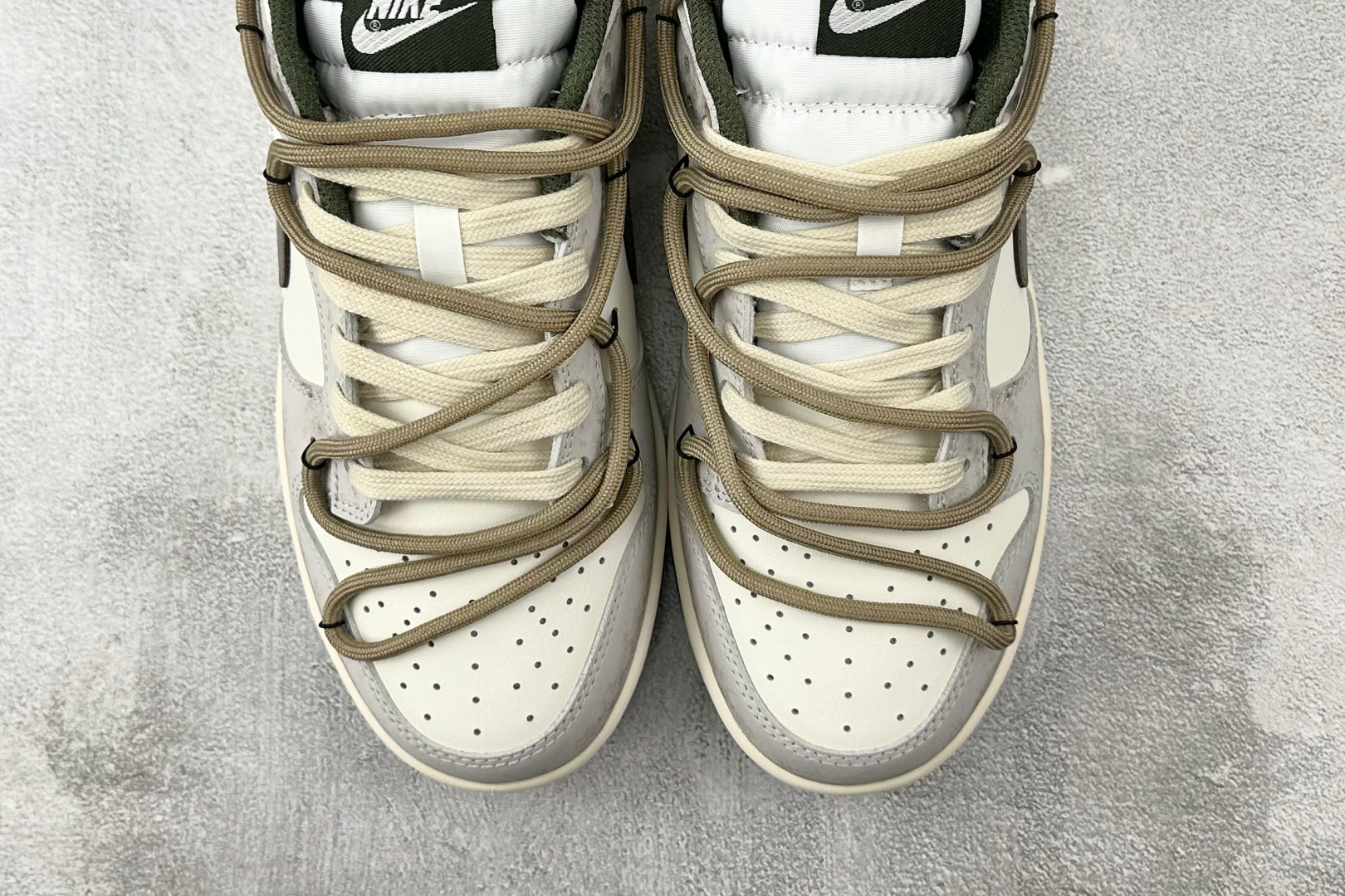 定制球鞋 Nike Dunk 羽毛 棕白 HF5441-102