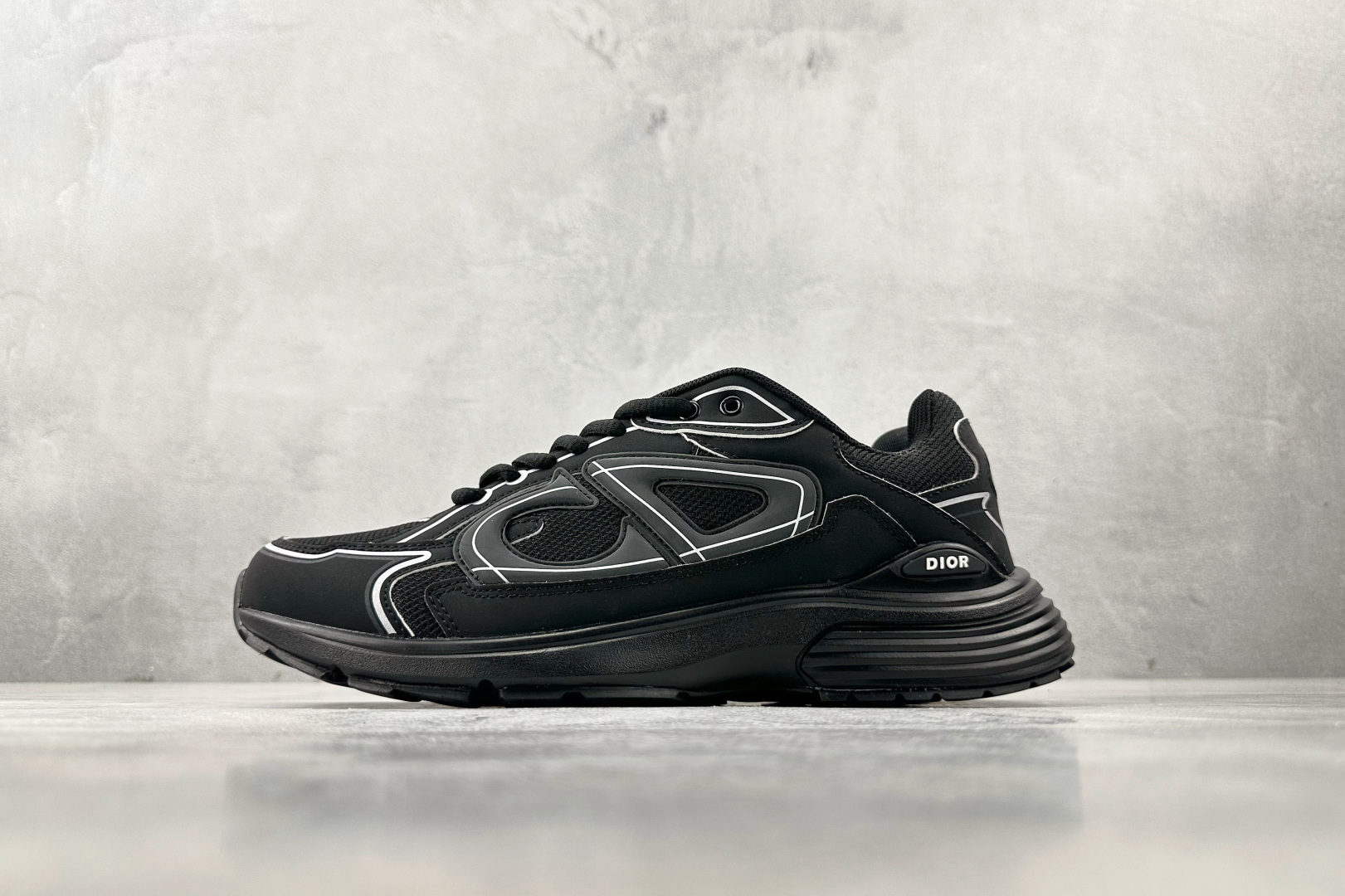 RT  DIOR迪奥 B30 黑色 货号：3SN279ZRF_H900 尺码：36 37 38 39 40 41 42 43 44 45 46-选品中心