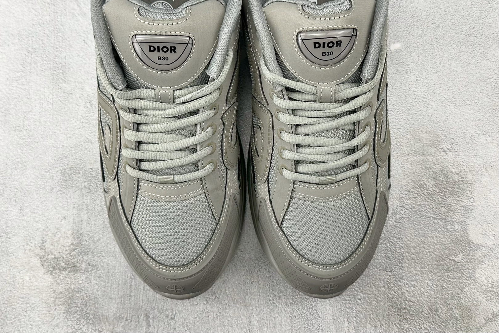 图片[7]-RT  STONE ISLAND × DIOR## B30 Mesh Runner 卡其色 货号：3SN279ZAN_H812 尺码：39 40 41 42 43 44 45-选品中心