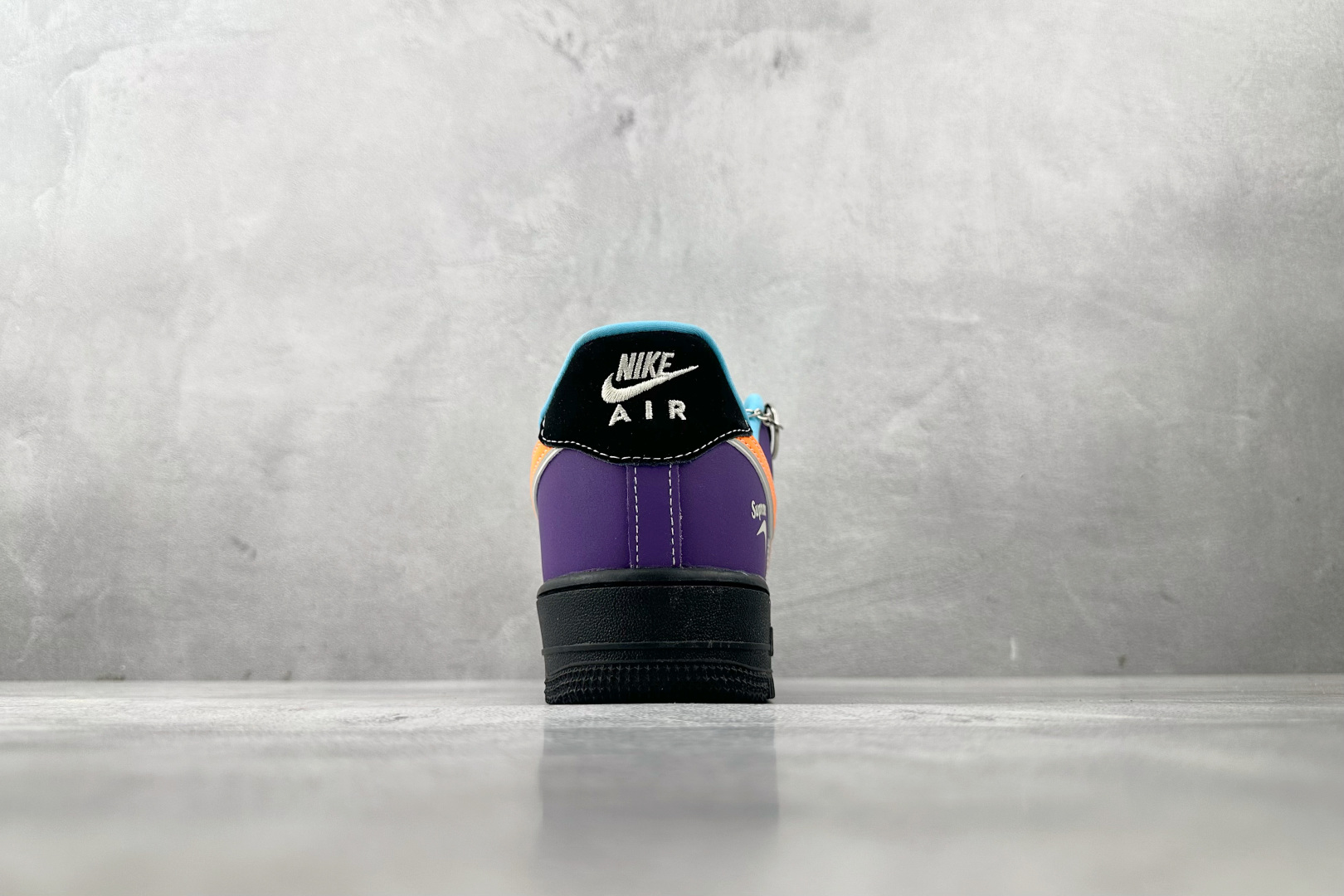 Nike Air Force 1'07 Supreme 联名 红灰橙紫 KB1688-004