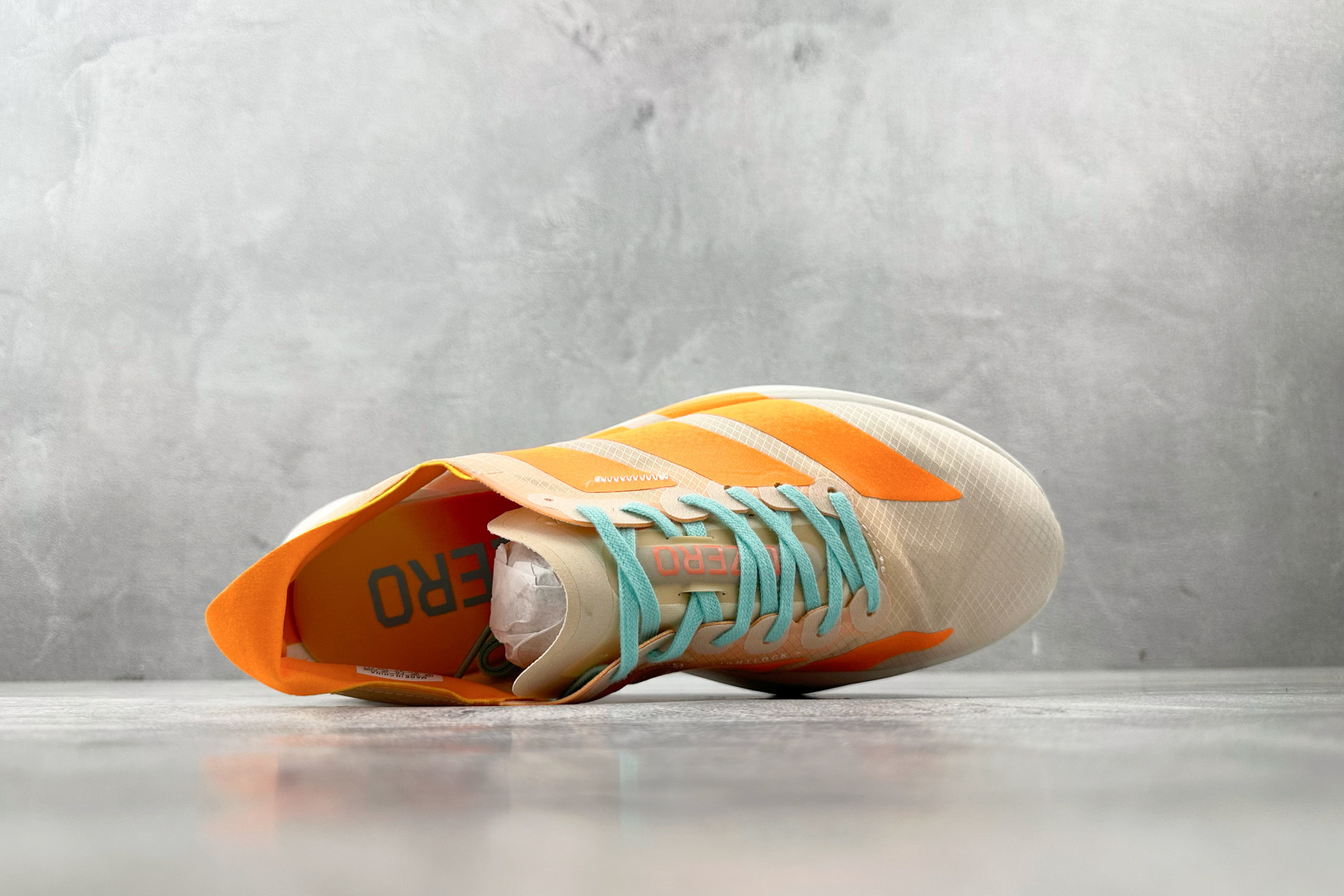 纯原 adidAdizero Adios Pro 4 白橙 JR1241