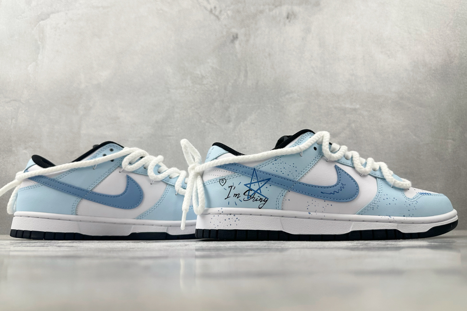 300  定制球鞋 Nike Dunk 星辰大海 蓝白 DD1503-101