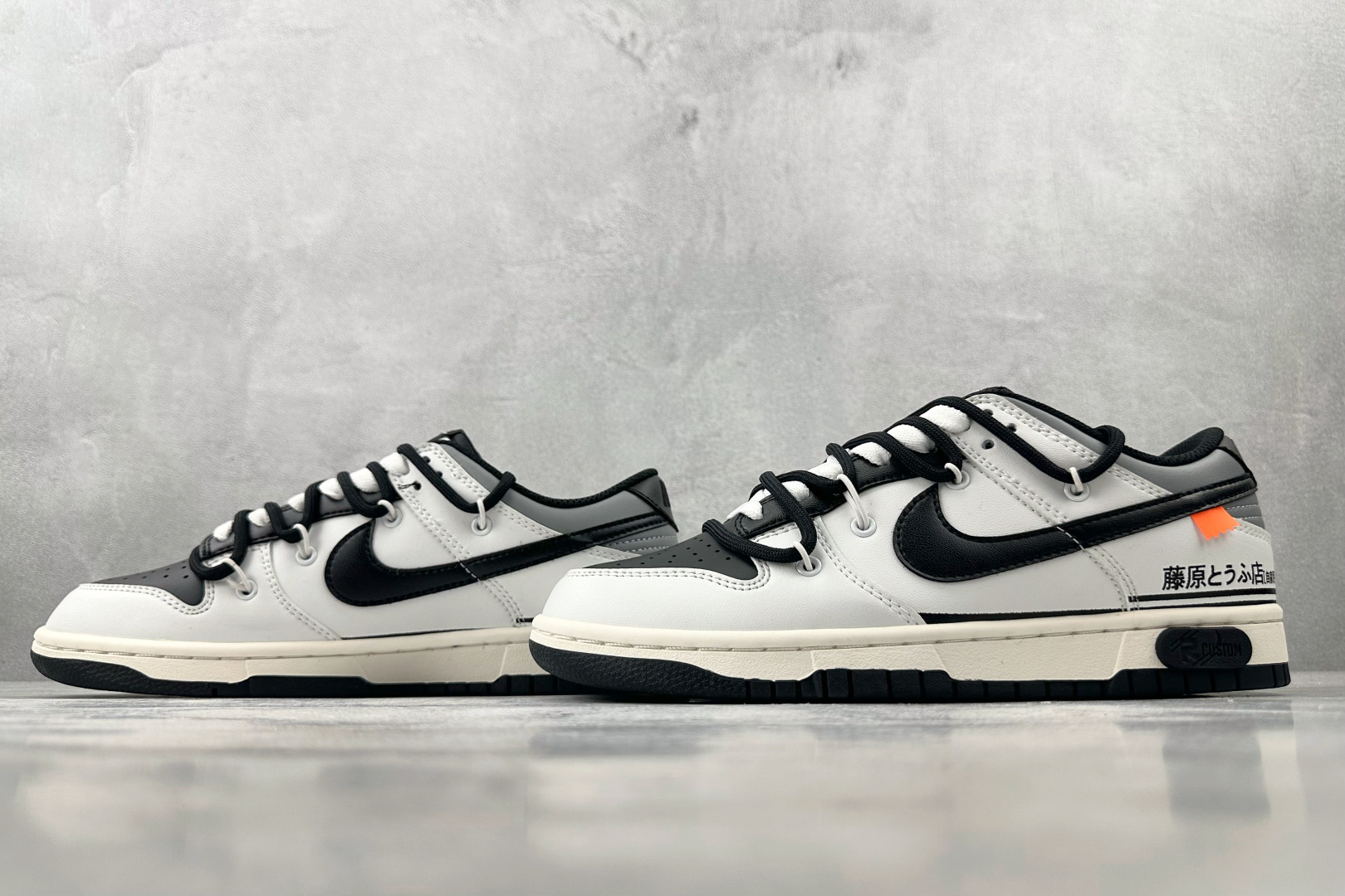 220  定制球鞋 Nike Dunk RISK 赛车主题 秋名山 豆腐店 黑白 DJ6188-002