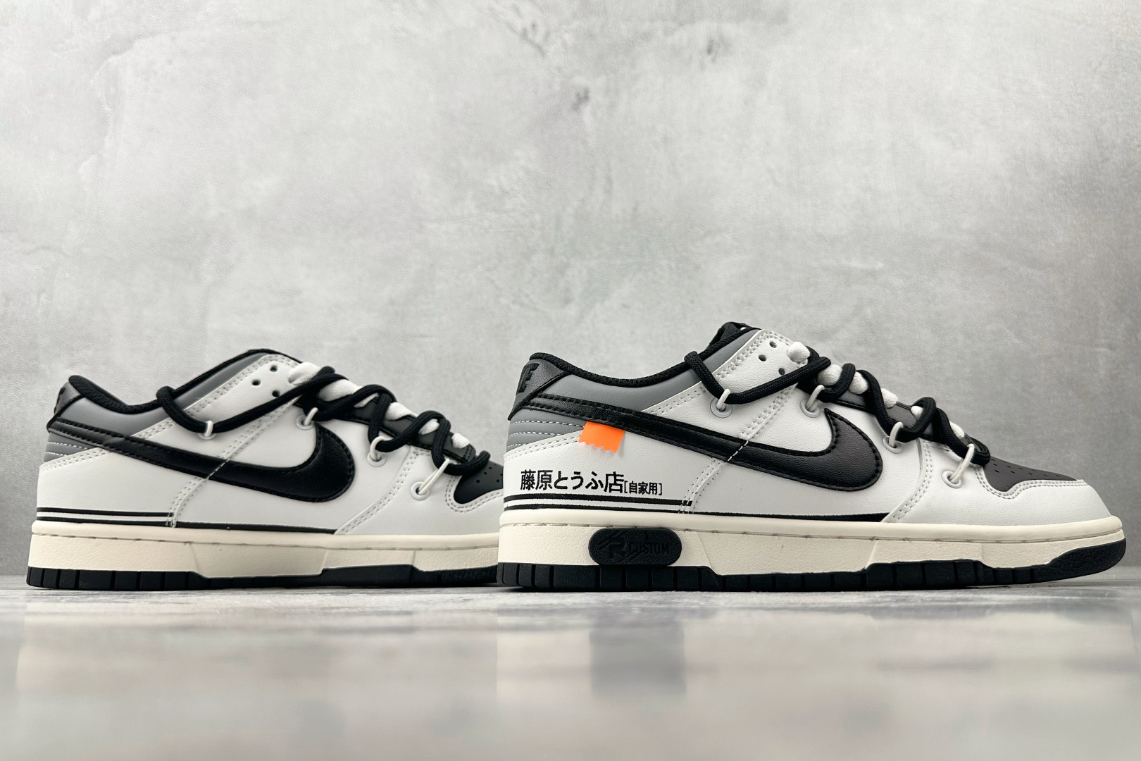220  定制球鞋 Nike Dunk RISK 赛车主题 秋名山 豆腐店 黑白 DJ6188-002