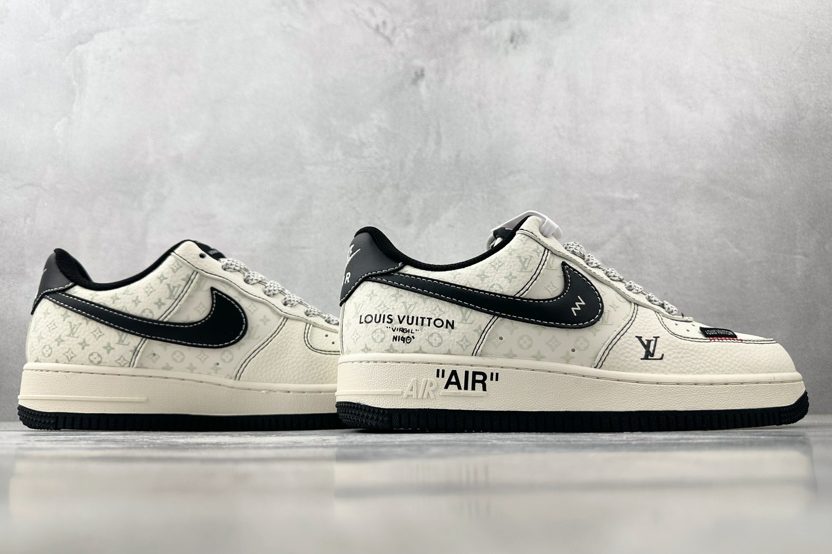 260 Nike Air Force 1'07 LV 联名 米白黑 CX5050-Y09