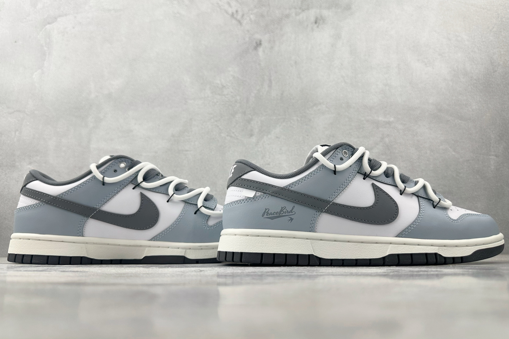 300  定制球鞋 Nike Dunk 夜幕 灰蓝白 BG0510-058