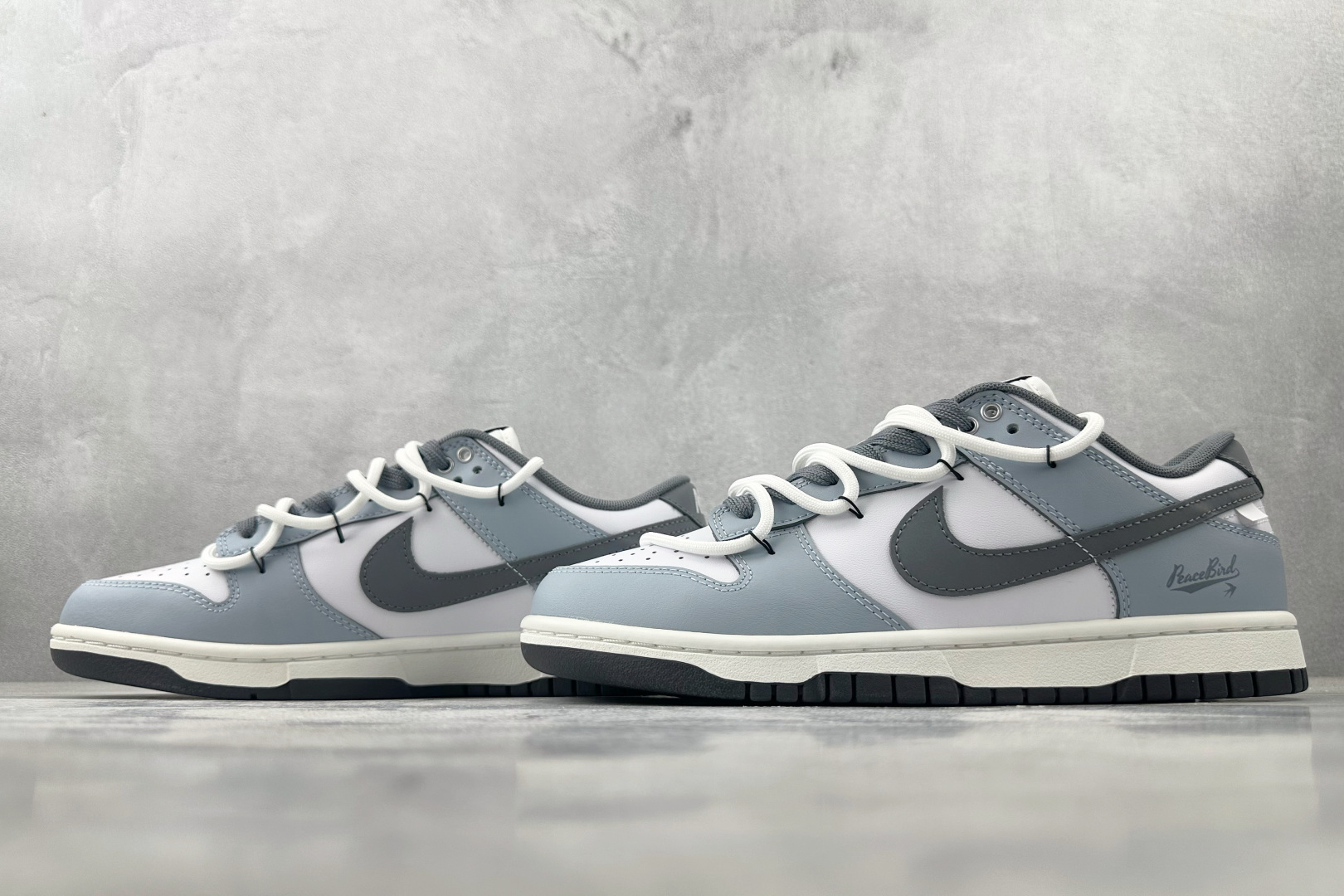 300  定制球鞋 Nike Dunk 夜幕 灰蓝白 BG0510-058