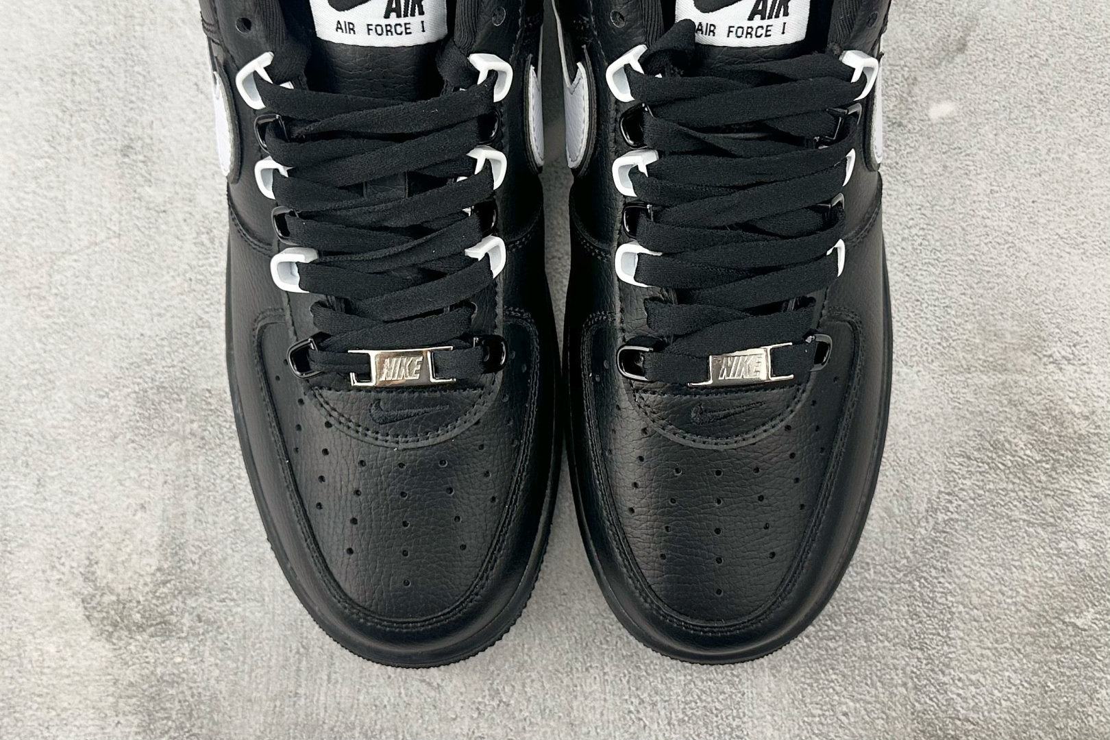 260 Nike Air Force 1 retro low qs black 黑色 CQ0492-001-19