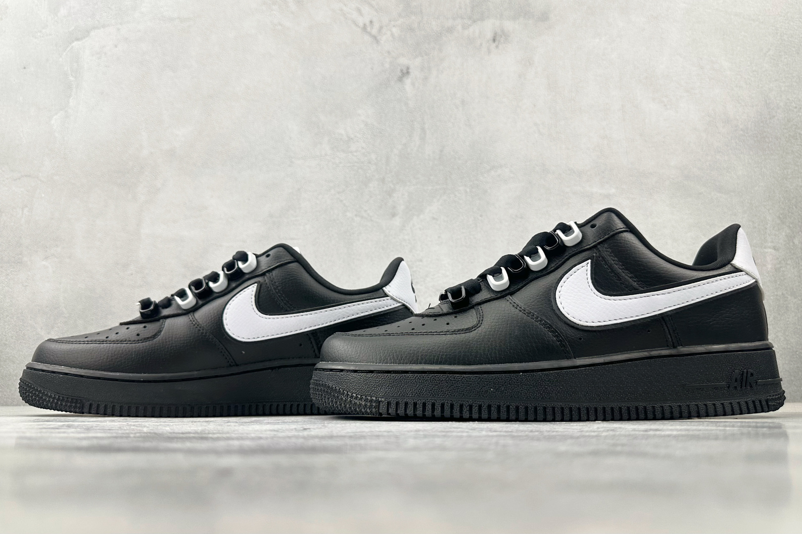 260 Nike Air Force 1 retro low qs black 黑色 CQ0492-001-19