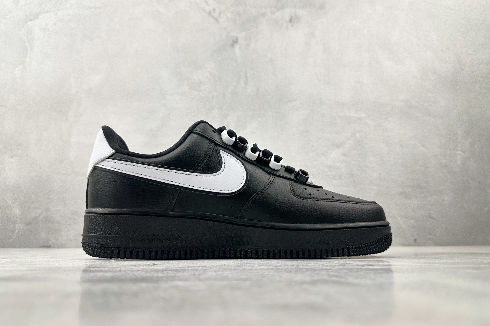 260 Nike Air Force 1 retro low qs black 黑色 CQ0492-001-19