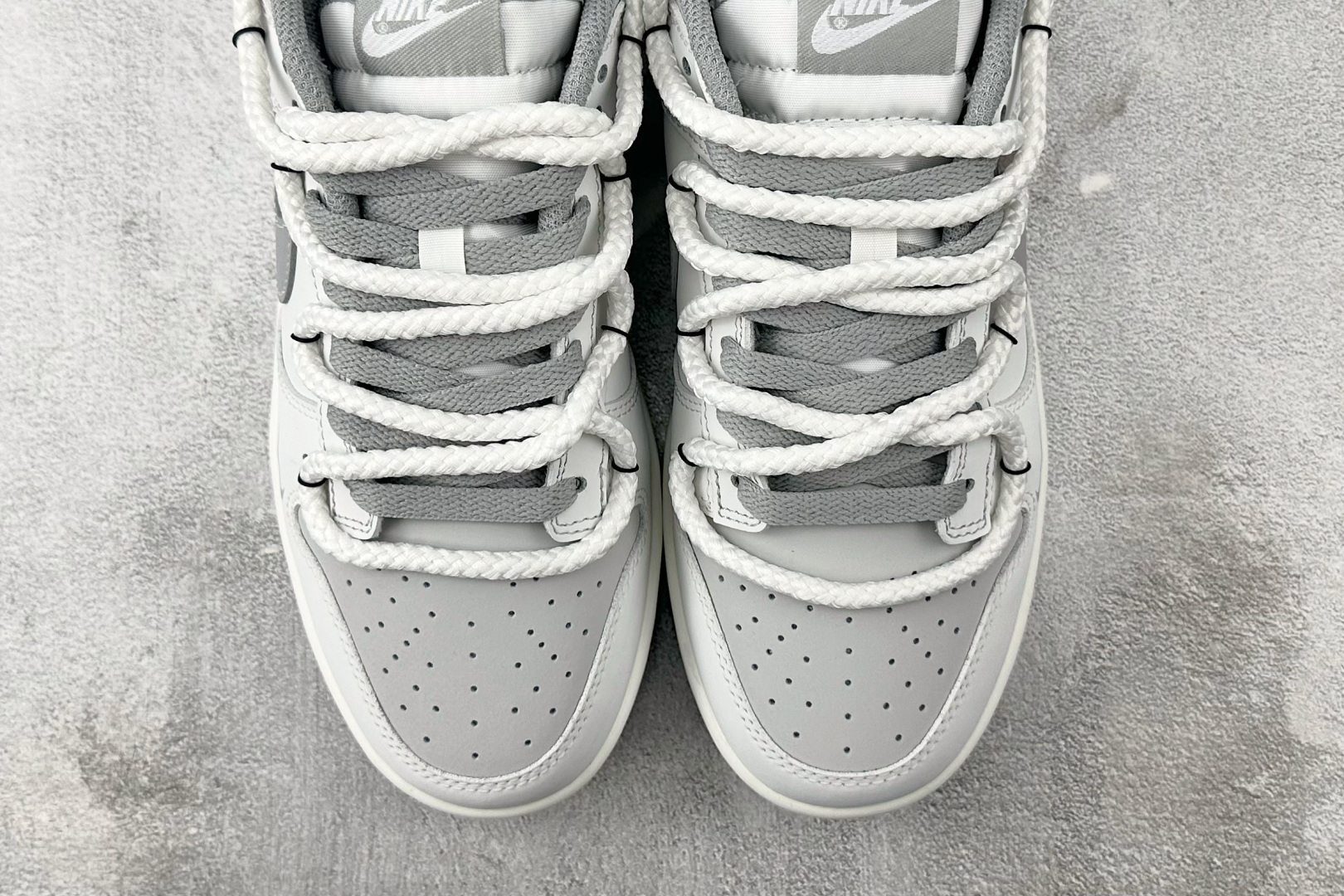300  定制球鞋 Nike Dunk 无冕之王 灰白 WG0508 040