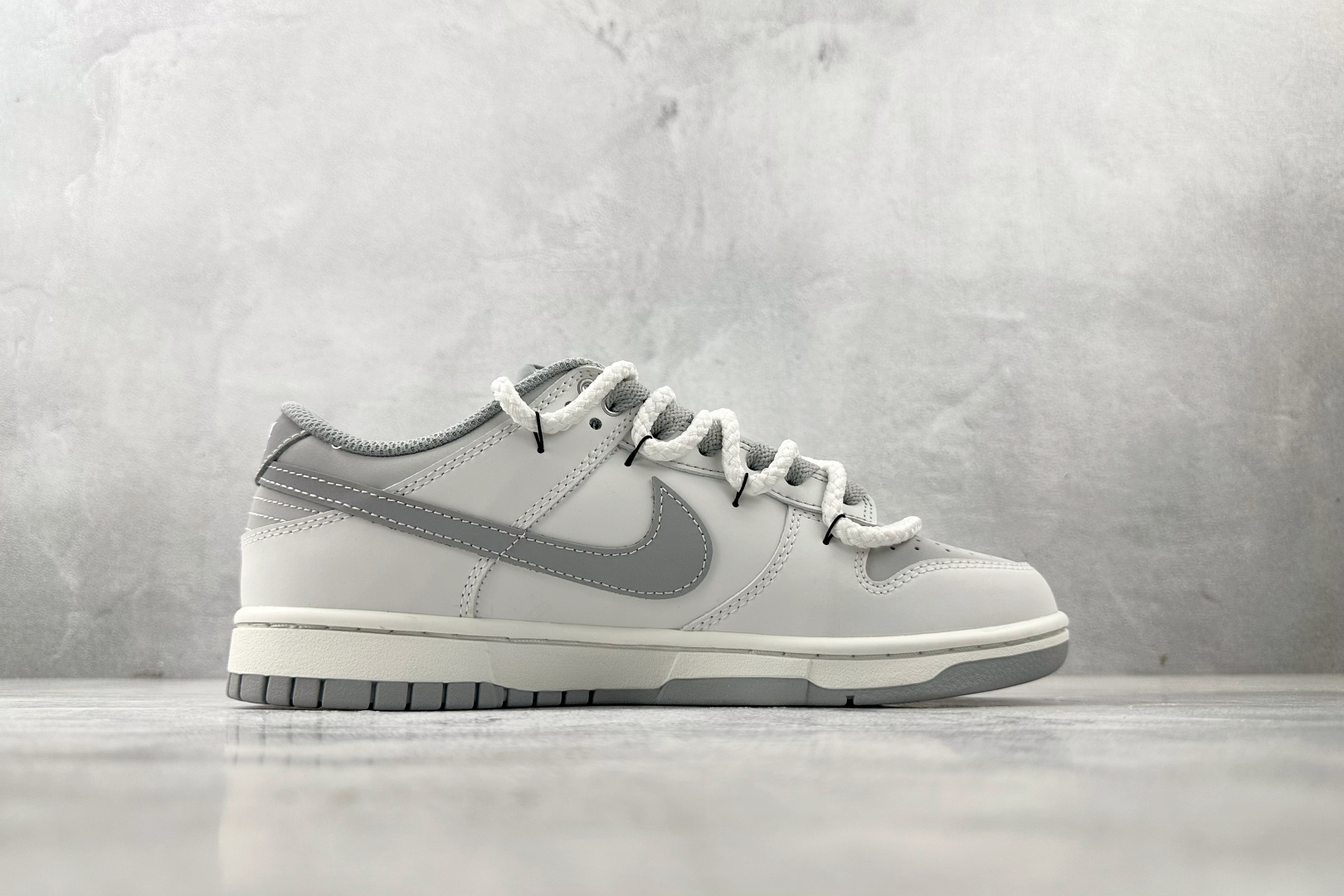 300  定制球鞋 Nike Dunk 无冕之王 灰白 WG0508 040