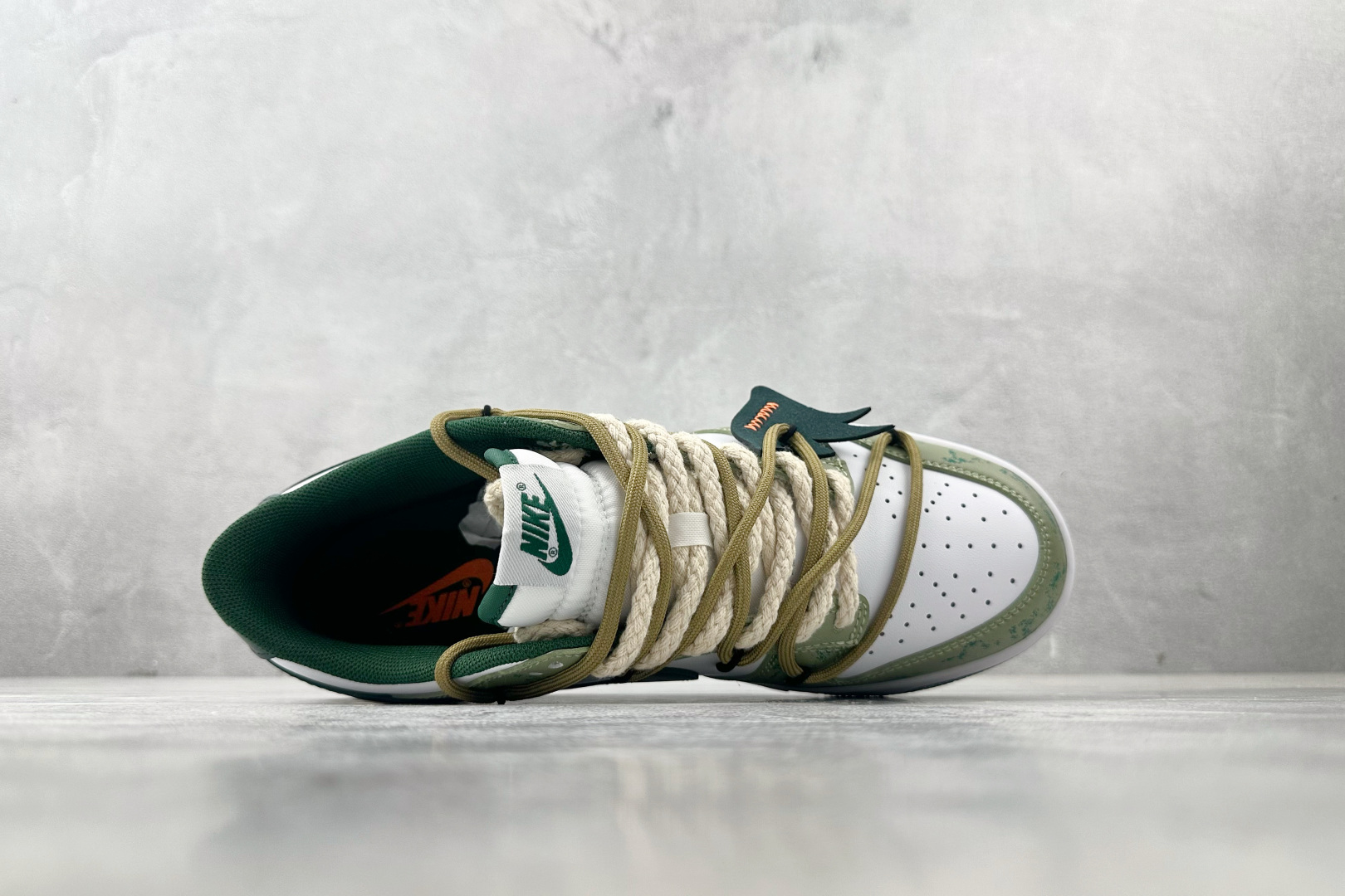 220  定制球鞋 Nike Dunk Low 青竹林 绿白 DD1391-101