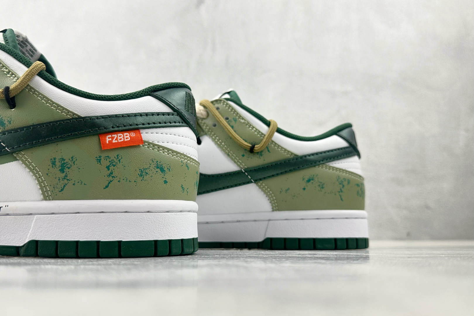 220  定制球鞋 Nike Dunk Low 青竹林 绿白 DD1391-101