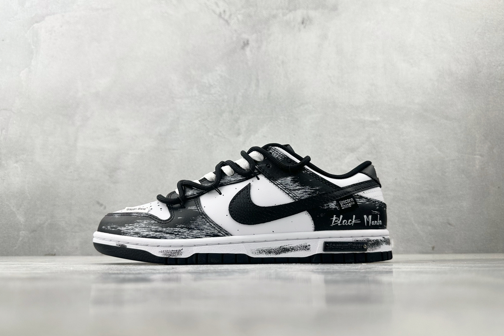 300  定制球鞋 Nike Dunk 死神曼巴 黑白 DD1503-101