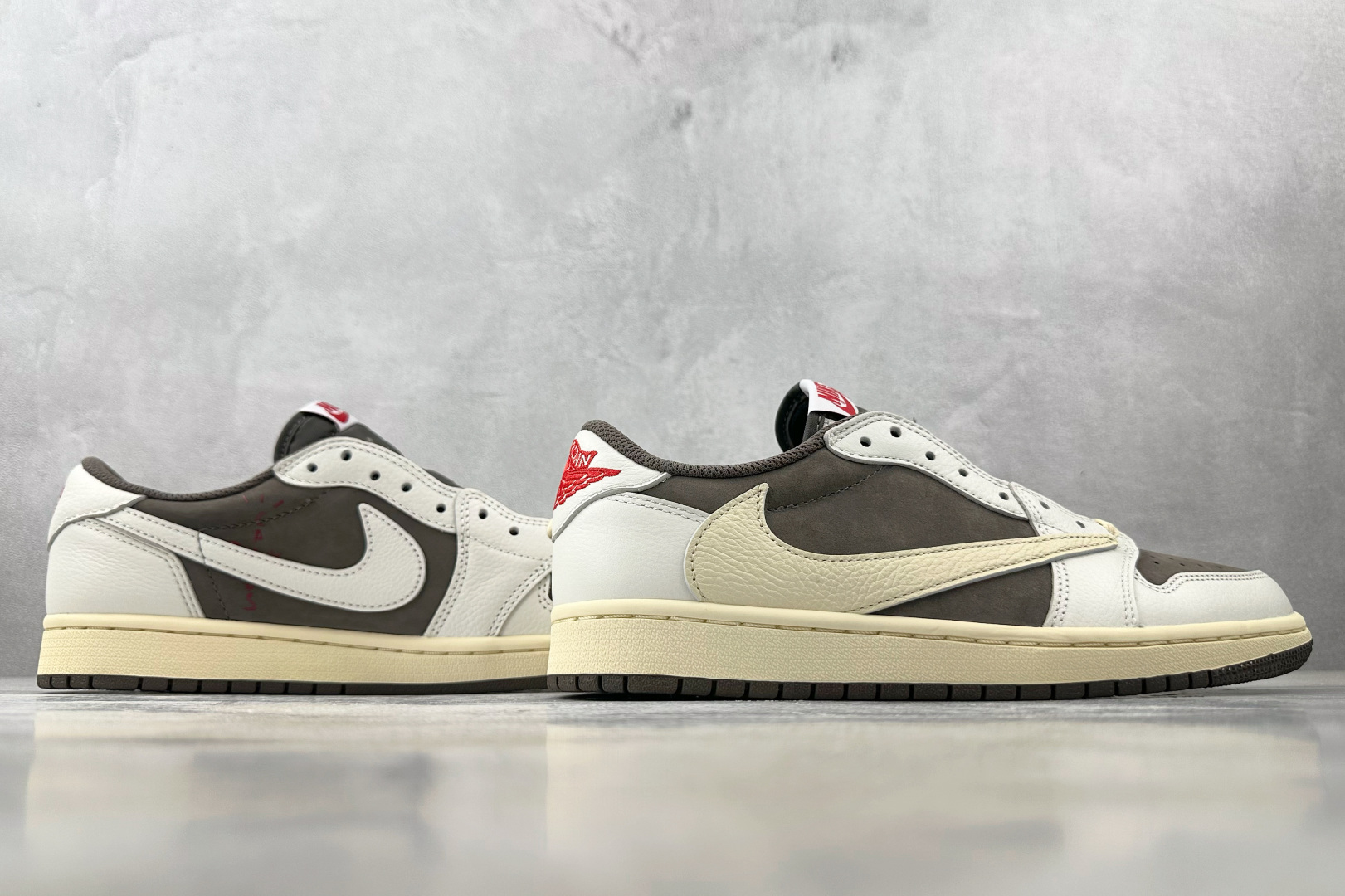 360 Travis Scott x Jordan Air Jordan 1 白棕色 反转摩卡 倒钩3.0  DM7866-162