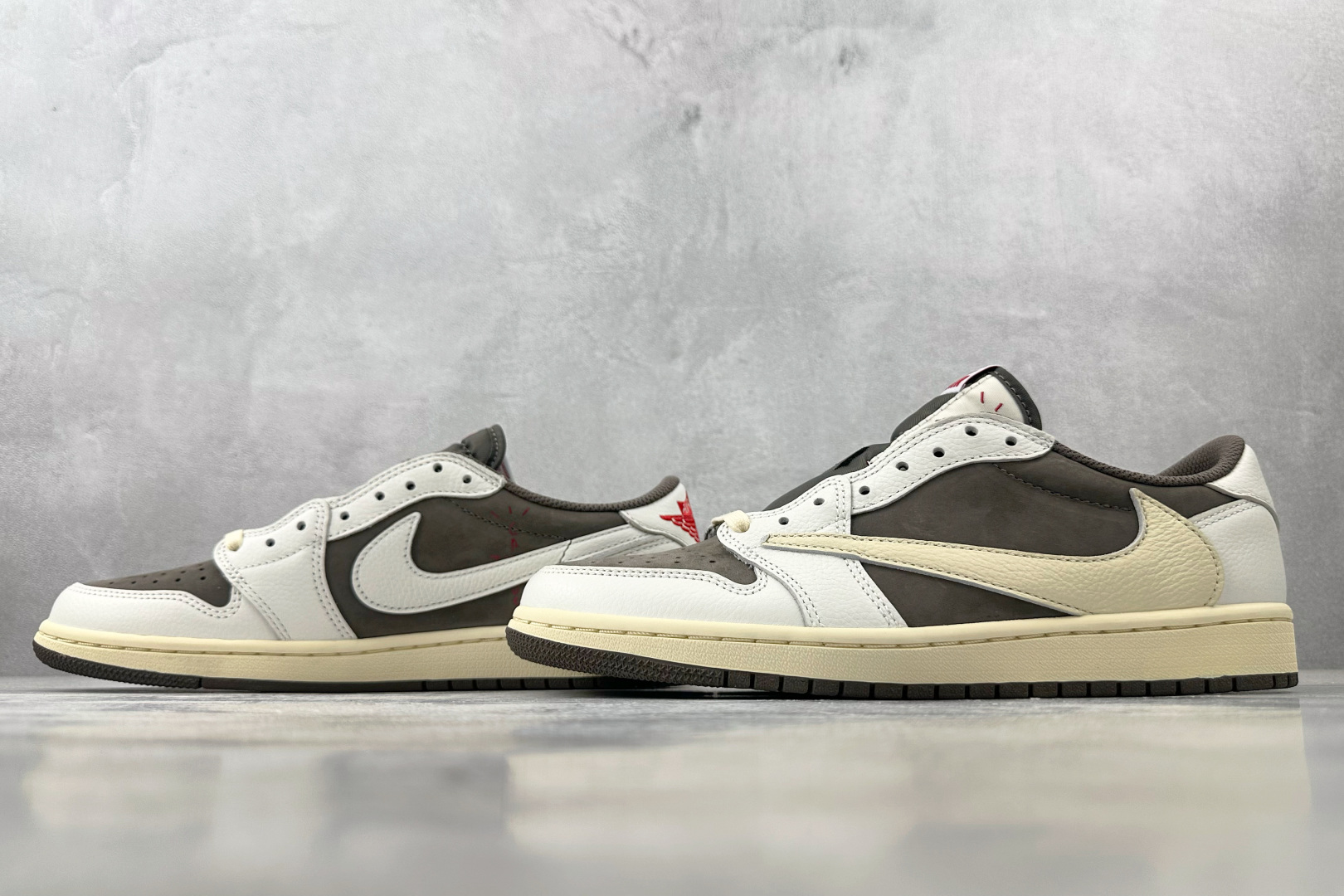 360 Travis Scott x Jordan Air Jordan 1 白棕色 反转摩卡 倒钩3.0  DM7866-162