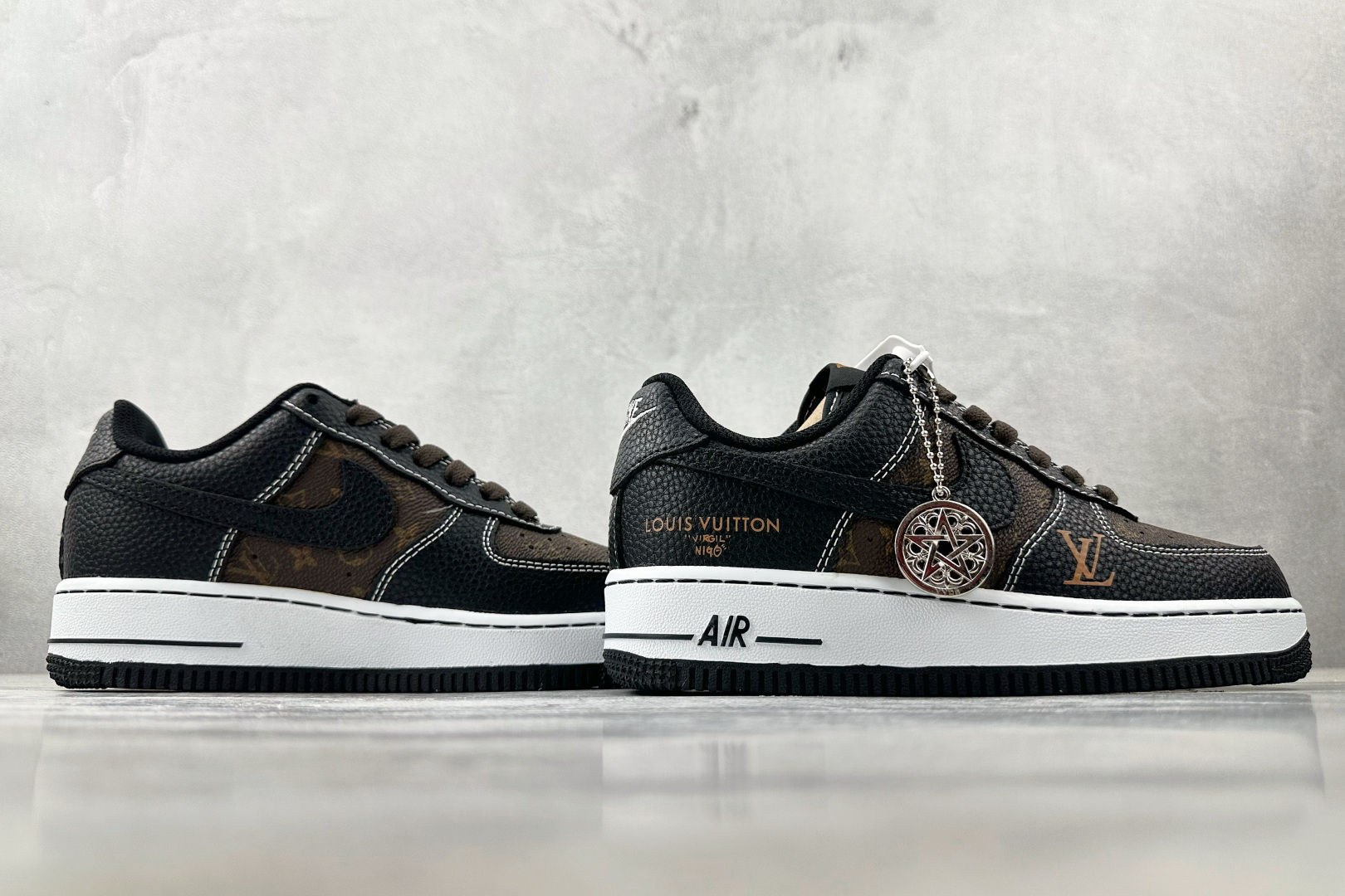 260 Nike Air Force 1 07 LV 联名 黑棕 CZ3986-002
