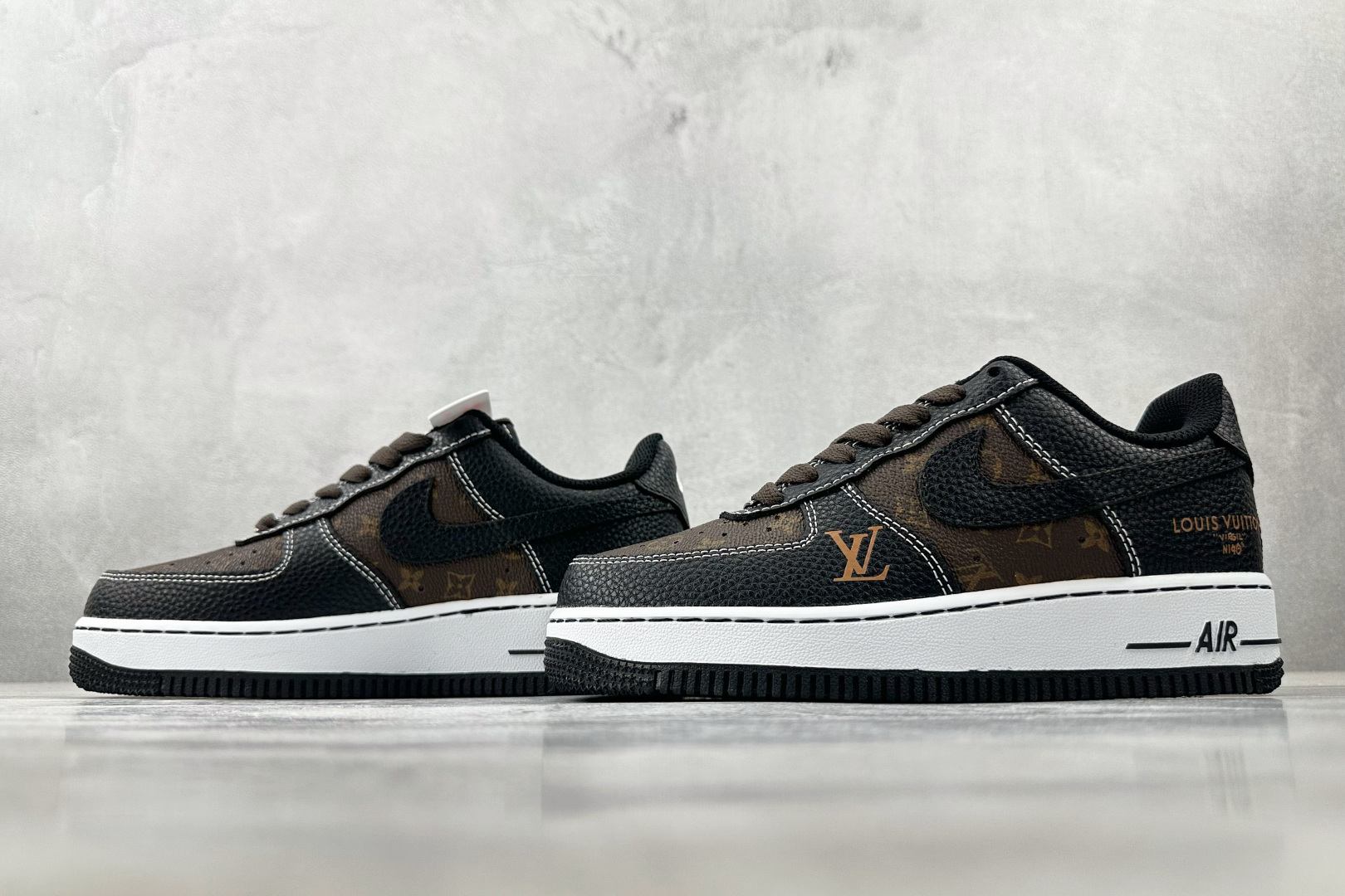 260 Nike Air Force 1 07 LV 联名 黑棕 CZ3986-002