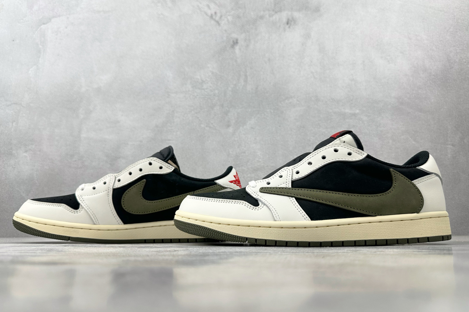 360 Travis Scott x Jordan Air Jordan 1 Low ”Medium Olive” 联名款 黑绿橄榄  DZ4137-106