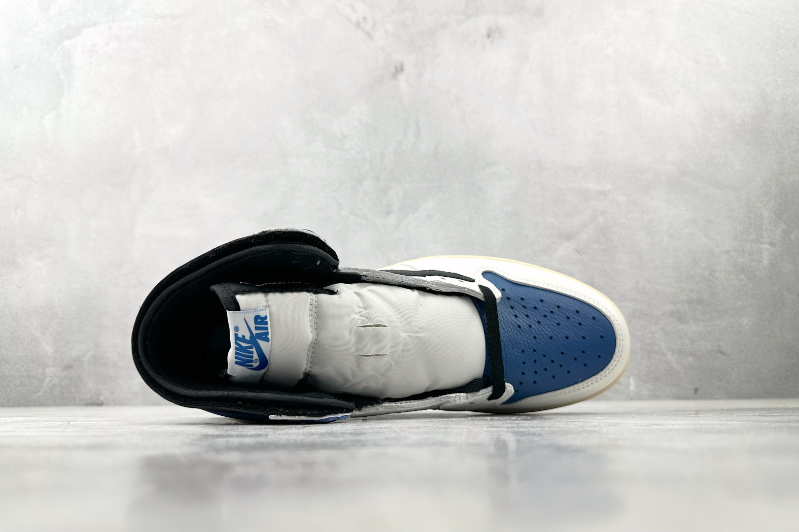 410 Travis Scott x Fragment x Jordan Air Jordan 1 HighSP ”Military Blue” 闪电 倒钩 蓝白黑  DH3227-105