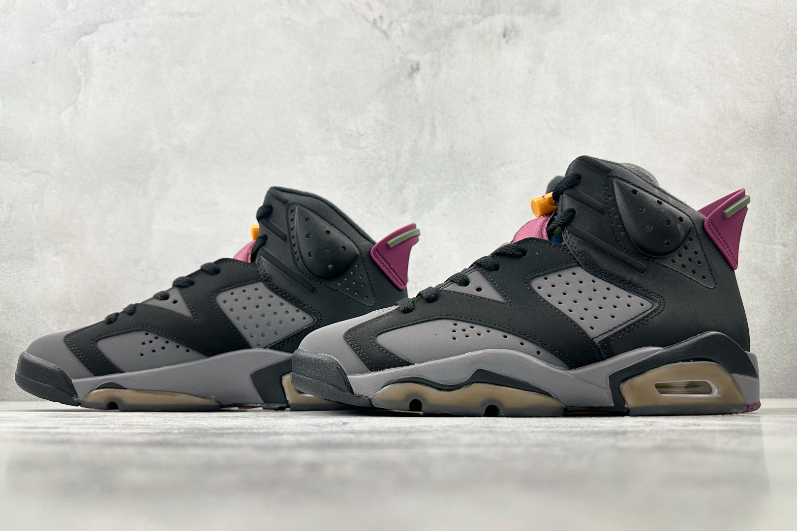 外贸 E 版280 Jordan Air Jordan 6 retro ”bordeaux” 灰黑紫  CT8529-063