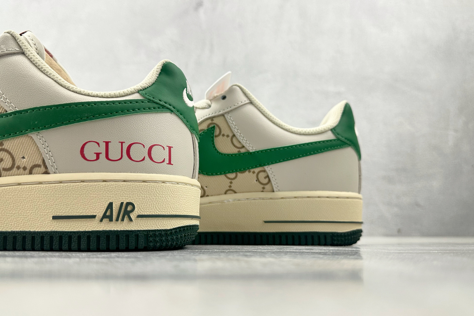 260 Nike Air Force 1 07 GUCCI 联名 灰白绿 AH8462-003