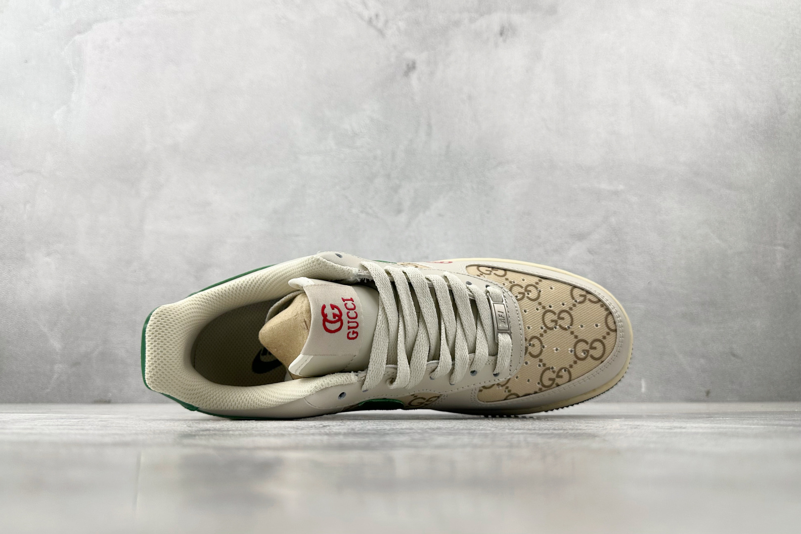 260 Nike Air Force 1 07 GUCCI 联名 灰白绿 AH8462-003