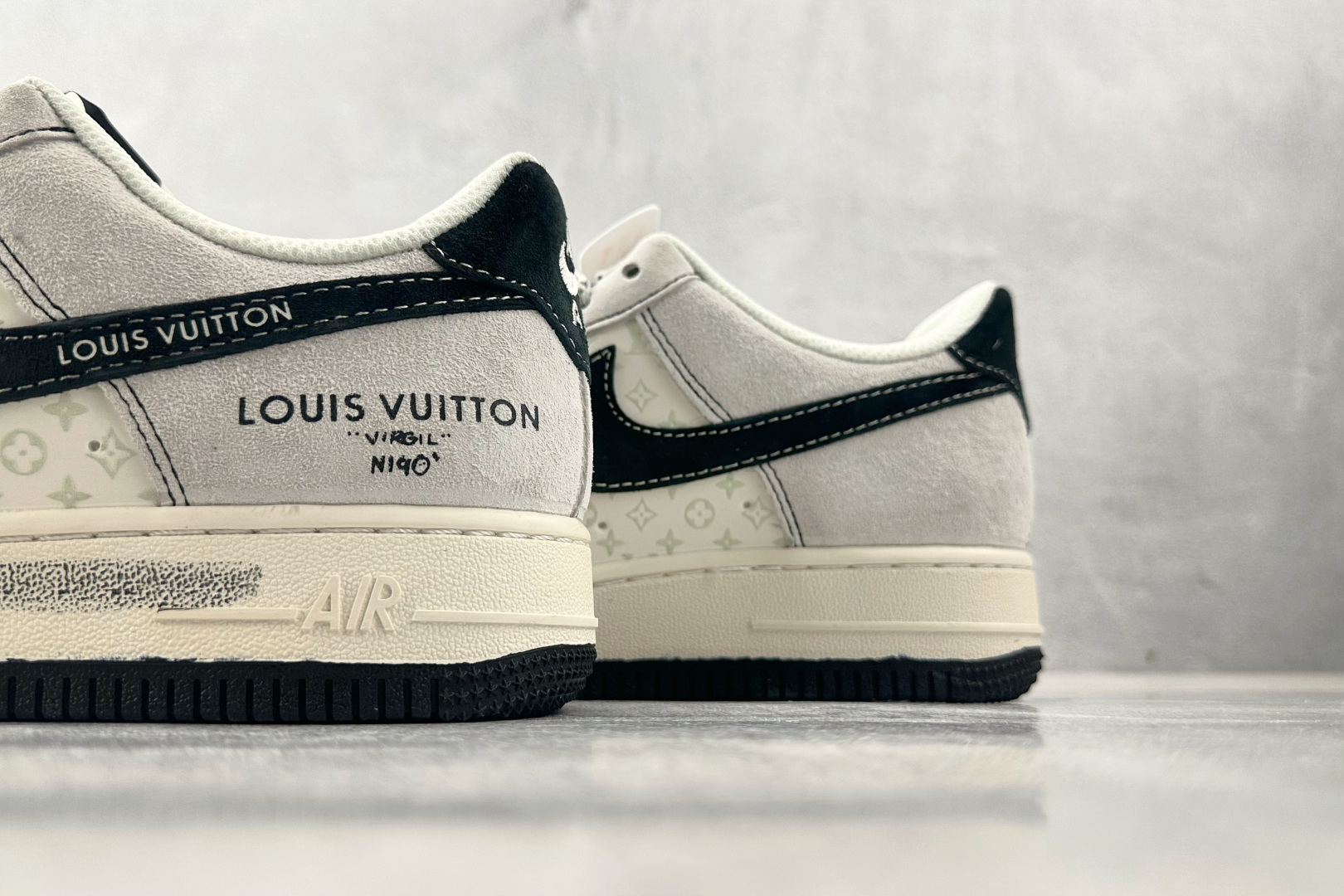 260 Nike Air Force 1 07 LV 联名 米灰黑 CX5050-Y06