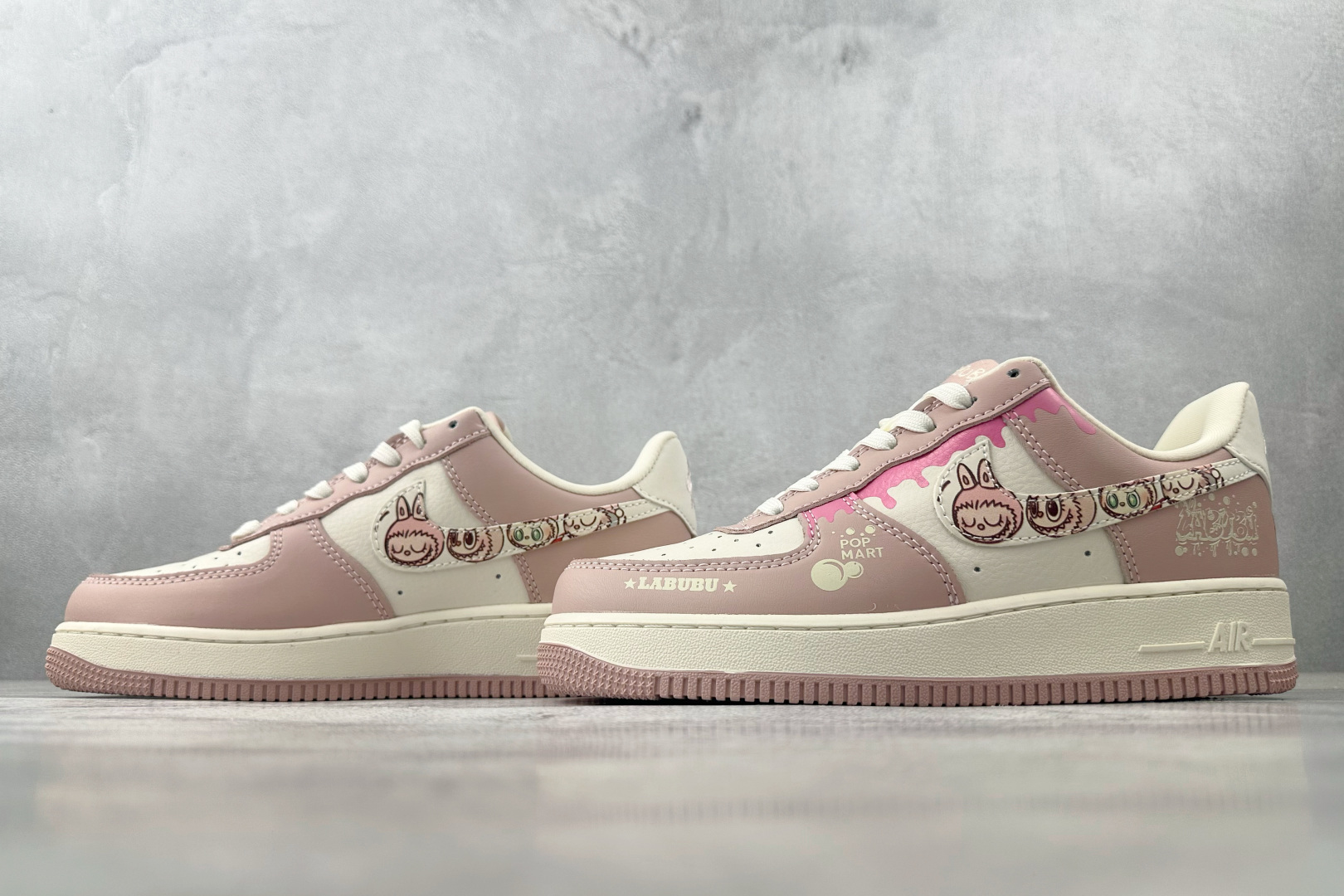 260 Nike Air Force 1 07 拉布布 联名 米白粉 KB1688-006