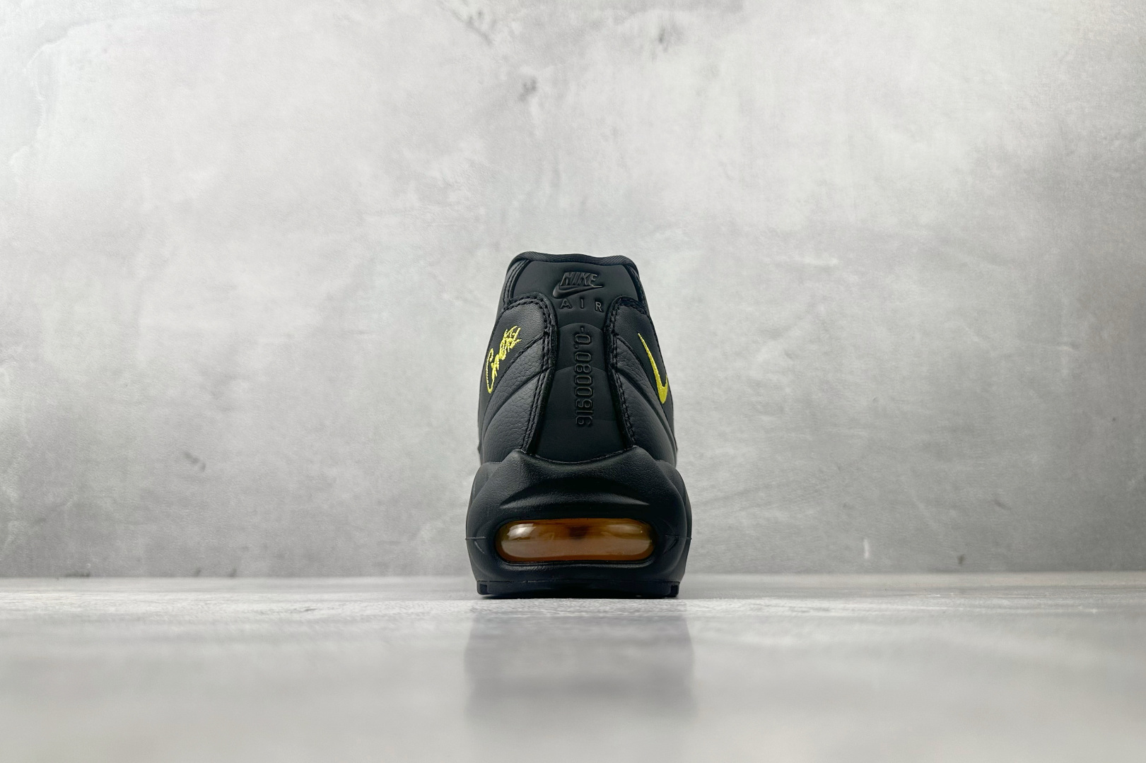 360 口碑神作 Corteiz x Nike Air Max 95 Tour Yellow 黑色 FB2709-003