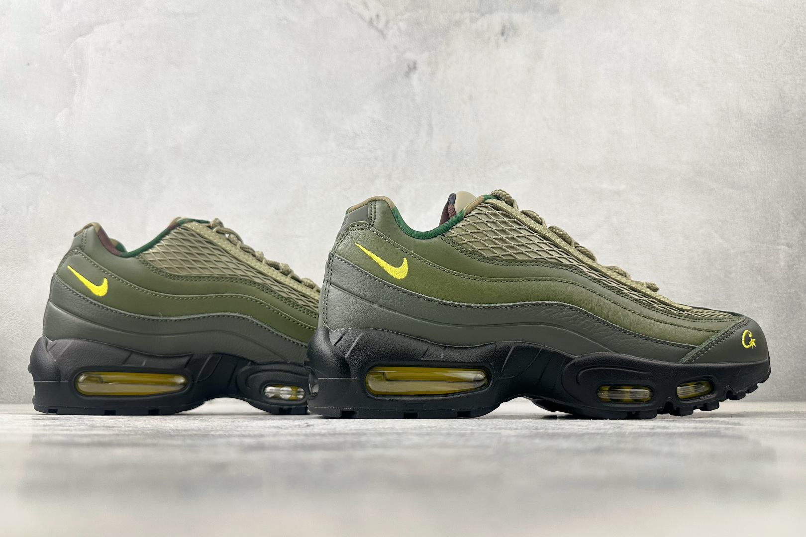 380 顶级纯原 完美复刻 CORTEIZ x Nike Air Max 95 橄榄绿 FB2709-300