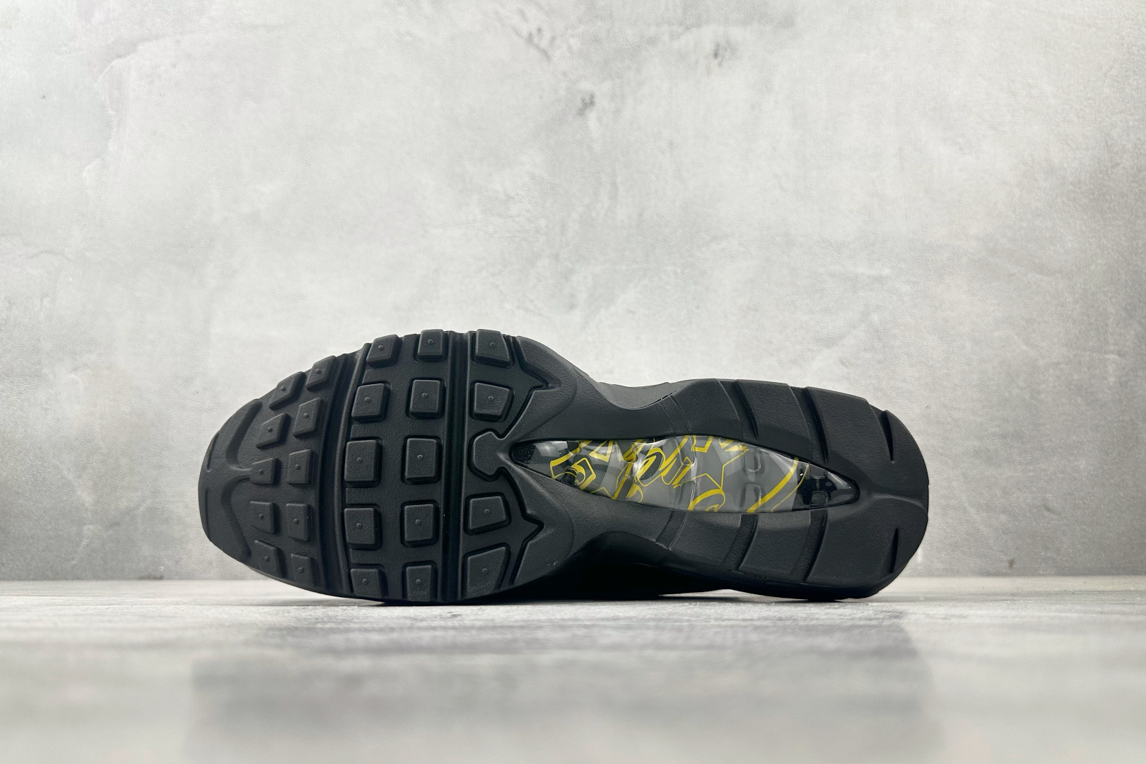 380 顶级纯原 完美复刻 Corteiz x Nike Air Max 95 Tour Yellow 黑色 FB2709-003