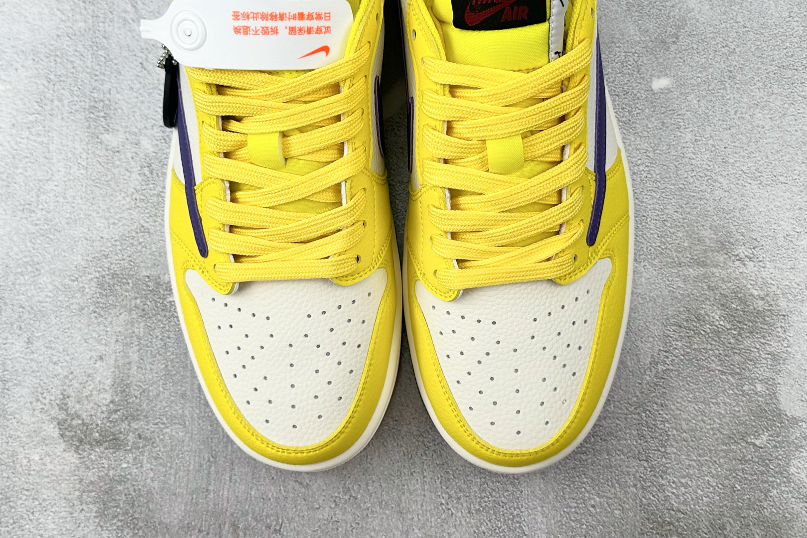 定制 Air Jordan 1 Low ow SP 倒钩 联名 黄白蓝 DN6901-096