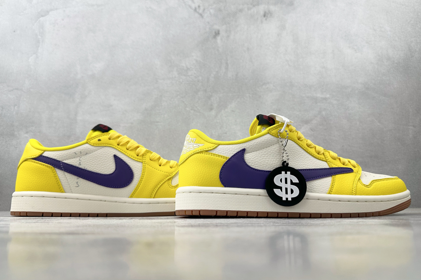 定制 Air Jordan 1 Low ow SP 倒钩 联名 黄白蓝 DN6901-096