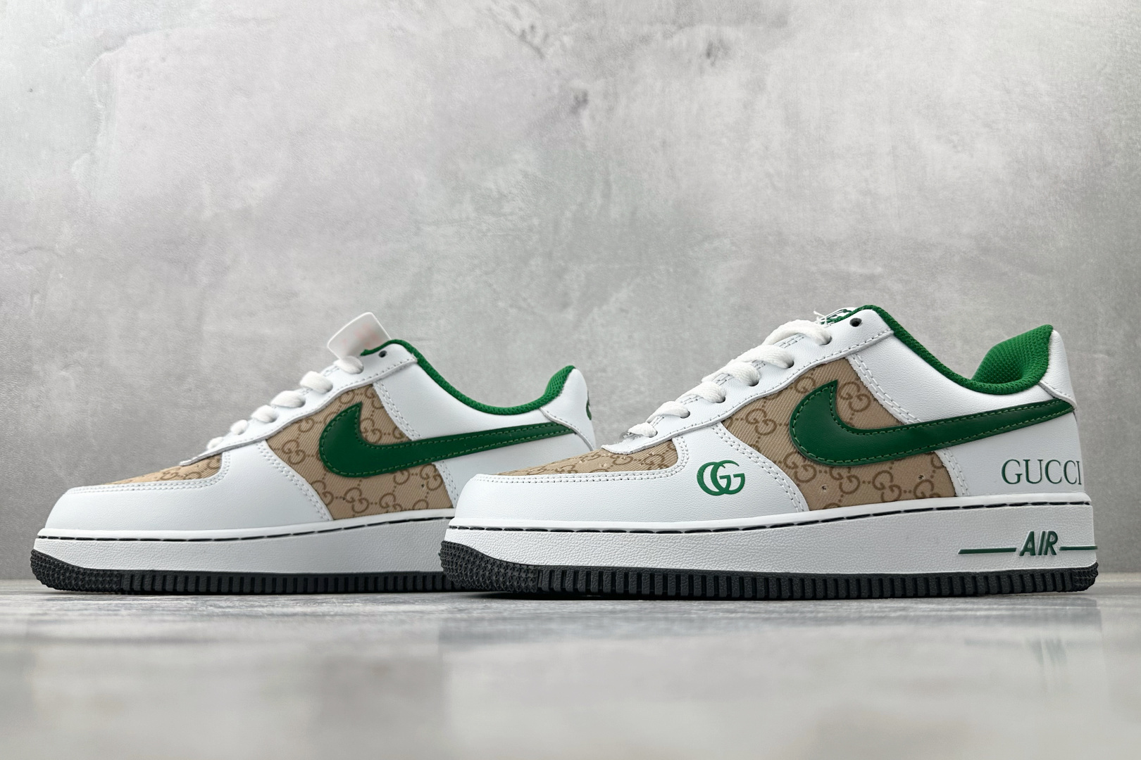 Nike Air Force 1 07 GUCCI 联名 米白绿 AH8462-004