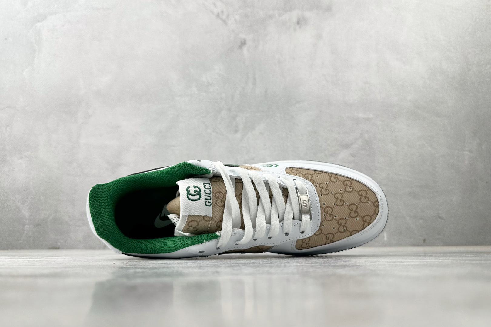Nike Air Force 1 07 GUCCI 联名 米白绿 AH8462-004