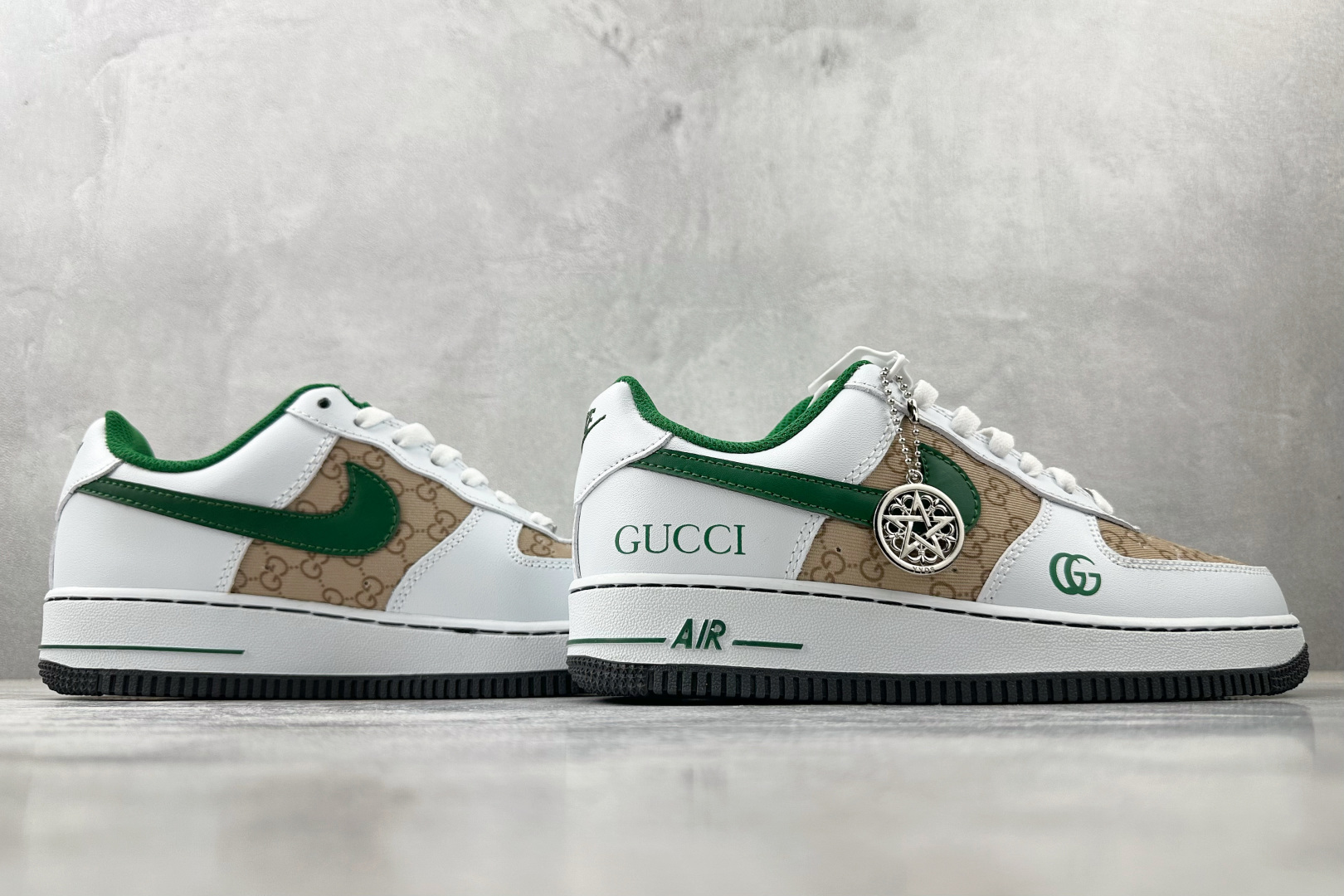 Nike Air Force 1 07 GUCCI 联名 米白绿 AH8462-004