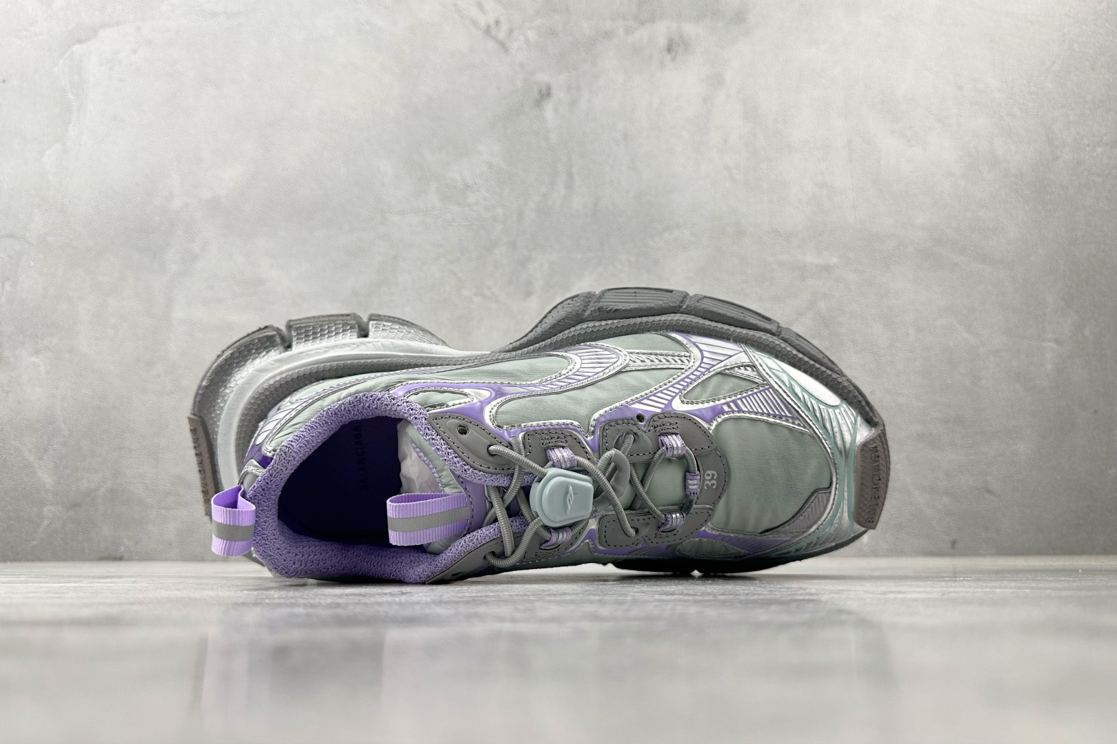 400 代购版 Balenciaga巴黎世家 3XL 水蓝淡紫灰 734731W3XNY