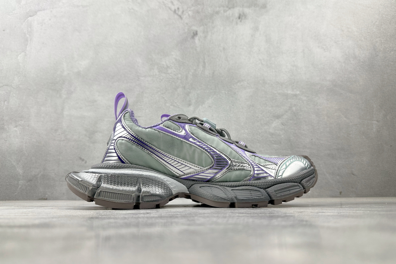 400 代购版 Balenciaga巴黎世家 3XL 水蓝淡紫灰 734731W3XNY