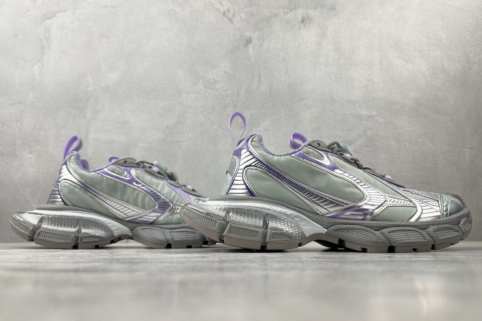 400 代购版 Balenciaga巴黎世家 3XL 水蓝淡紫灰 734731W3XNY