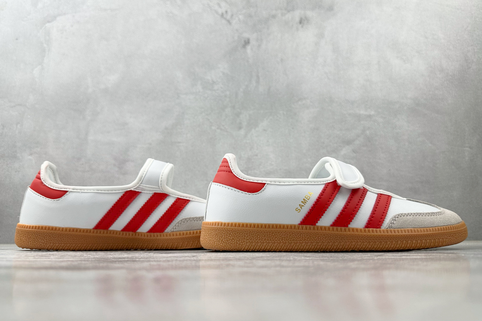 160 出口订单 adidas originals Samba Jane 白红 JR7435