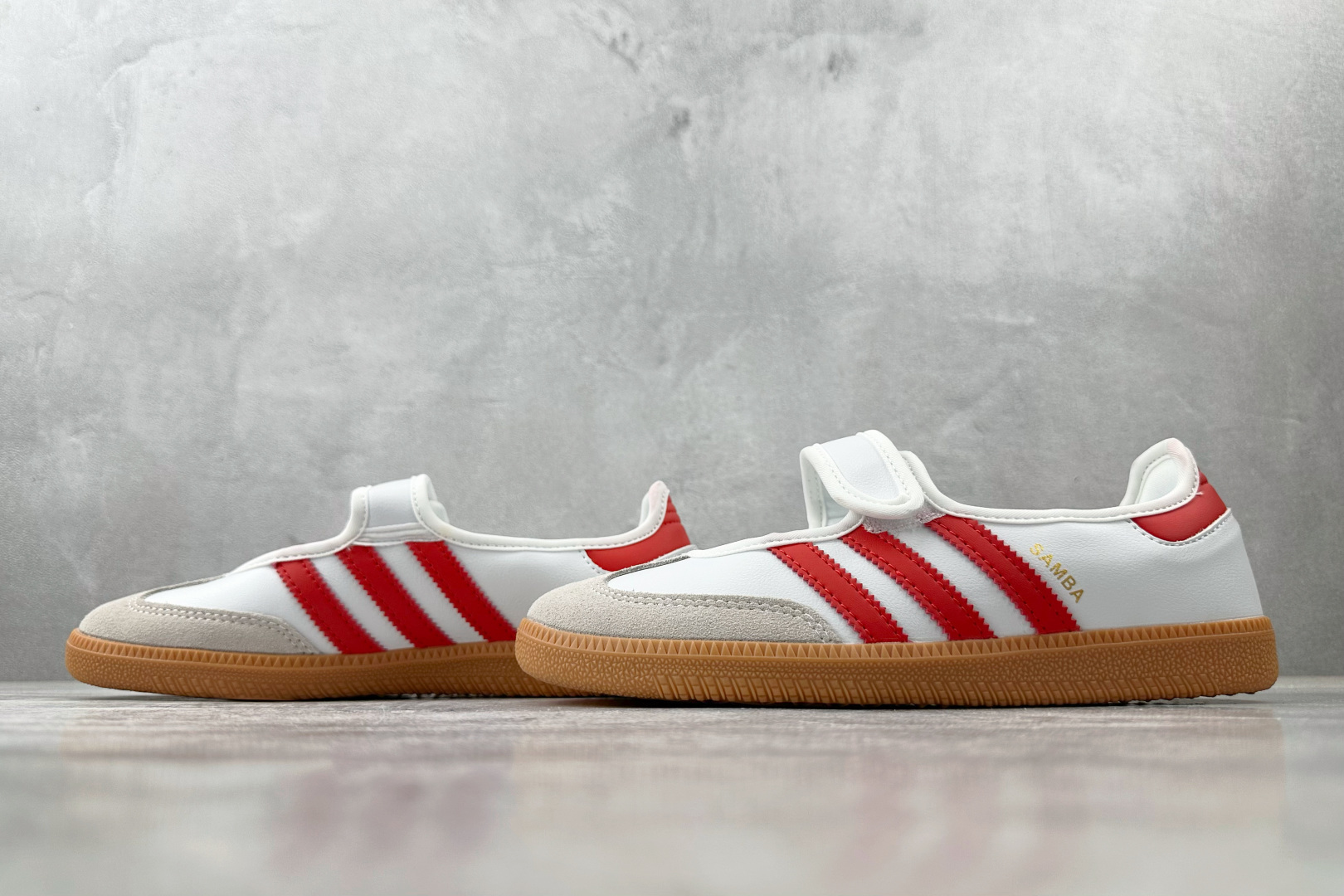 160 出口订单 adidas originals Samba Jane 白红 JR7435