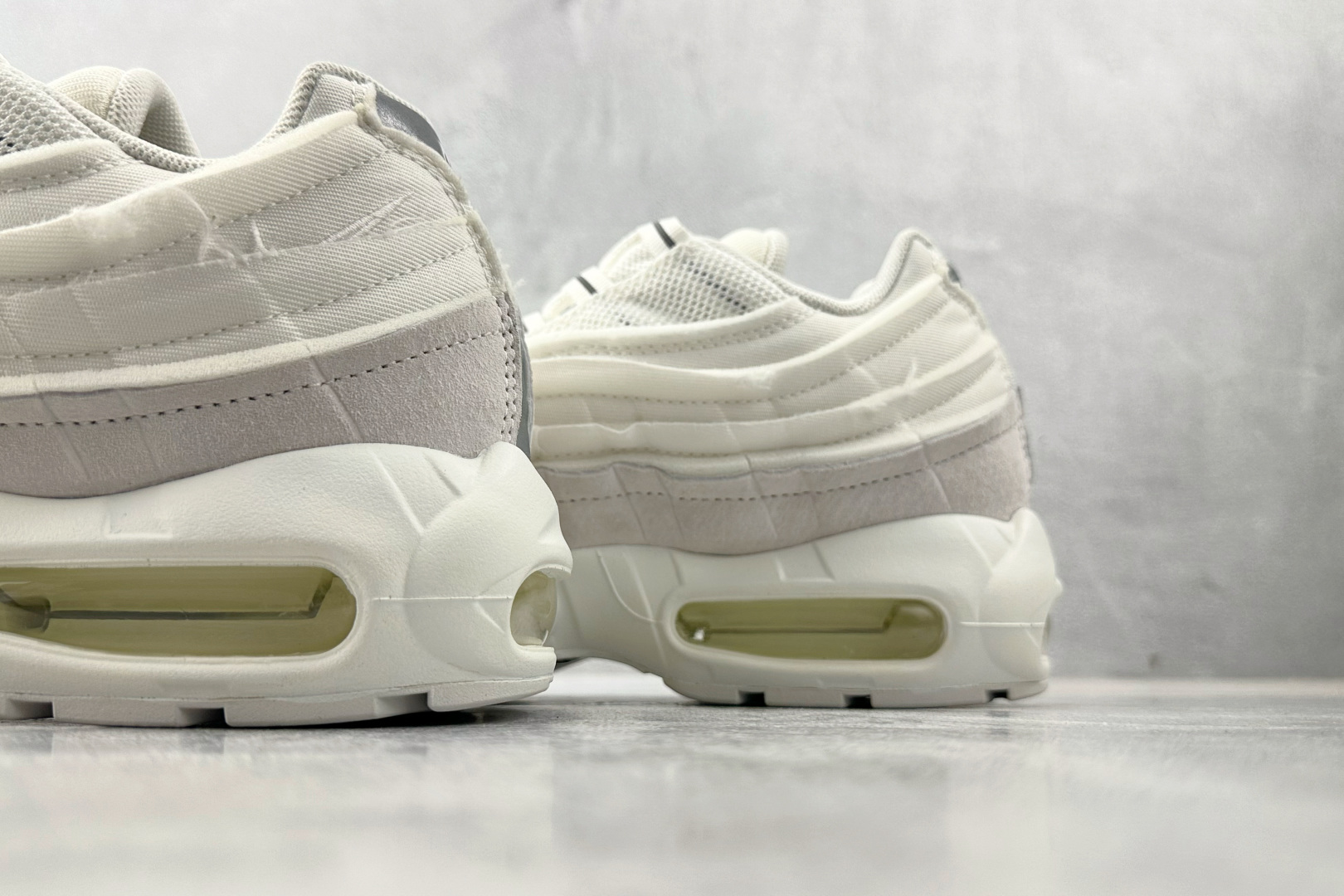 GX 本地顶级纯原 完美复刻 Nike Air Max 95 白色货号：CU8406-100尺码：36 