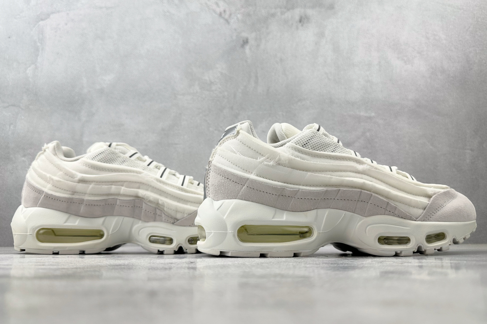 GX 本地顶级纯原 完美复刻 Nike Air Max 95 白色货号：CU8406-100尺码：36 